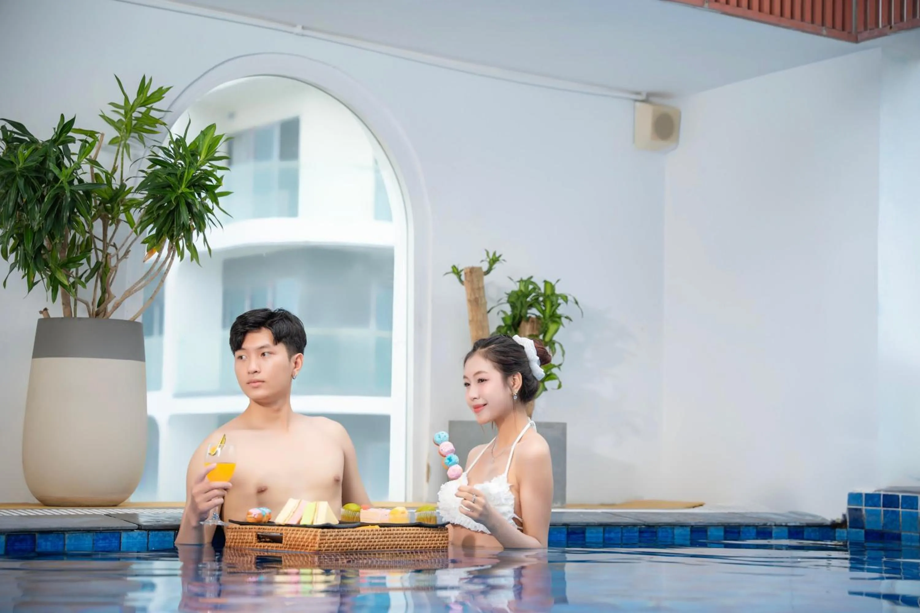 Swimming pool in TGT BEACH HOTEL