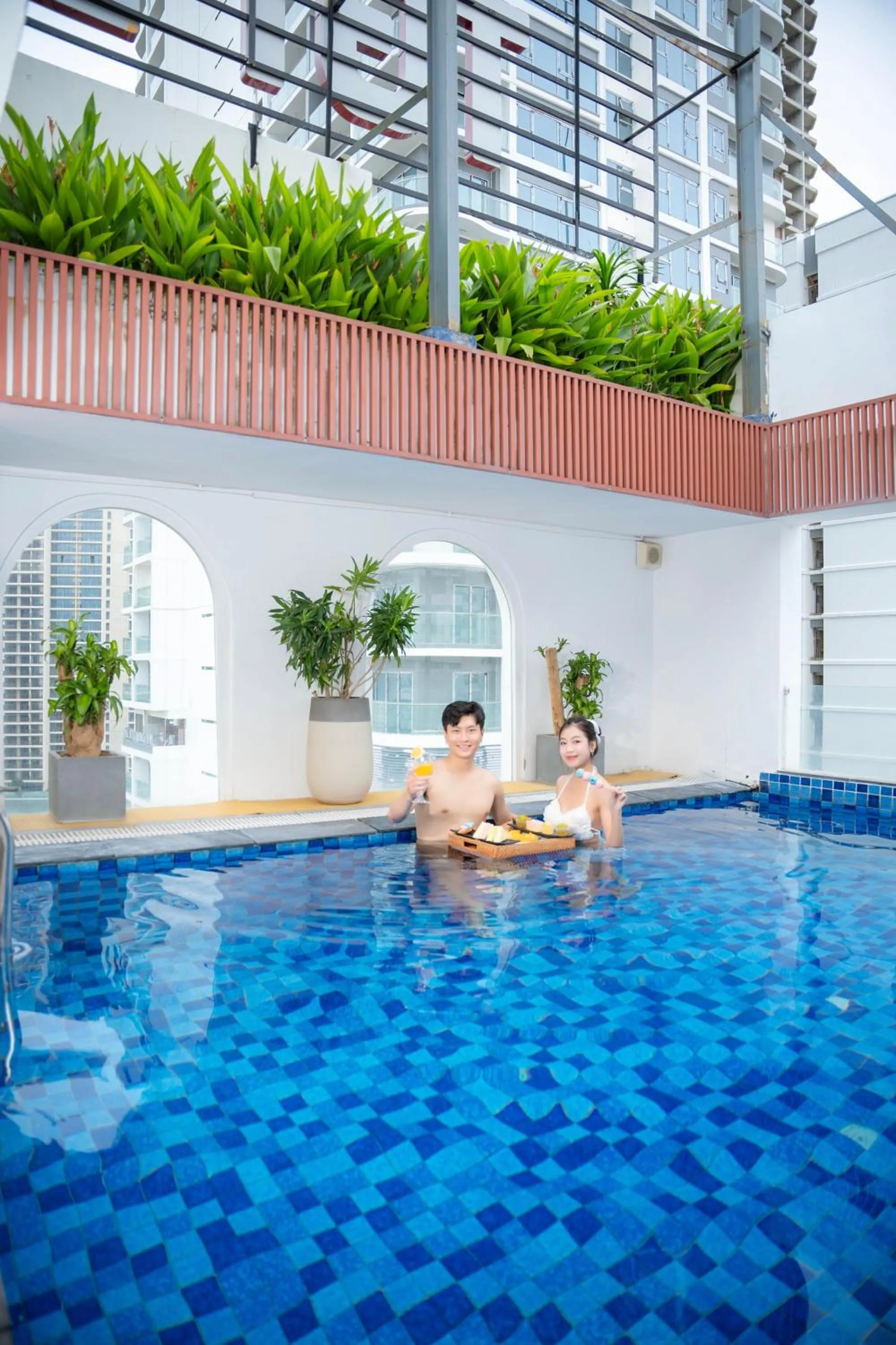 Swimming pool in TGT BEACH HOTEL