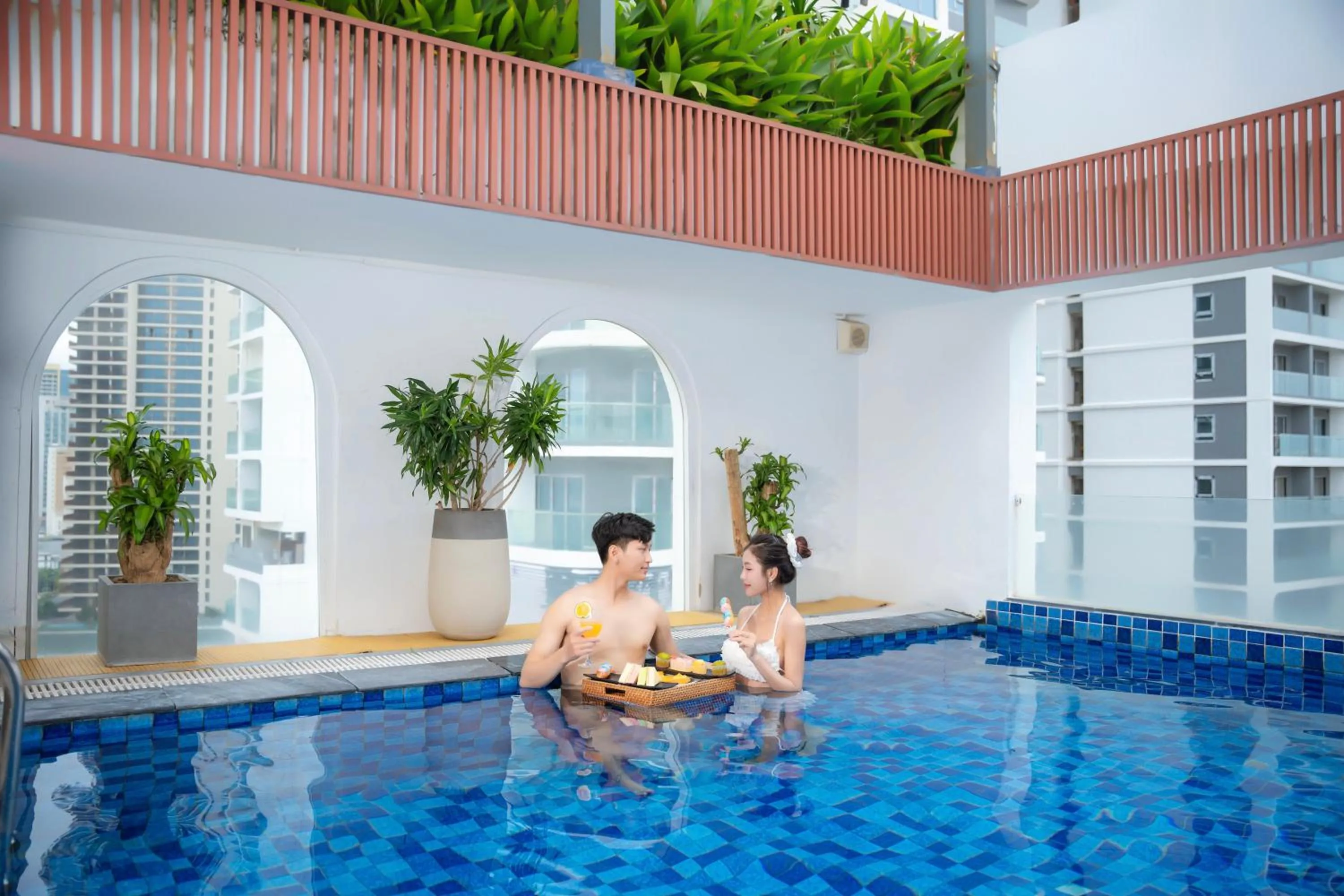 Swimming pool in TGT BEACH HOTEL