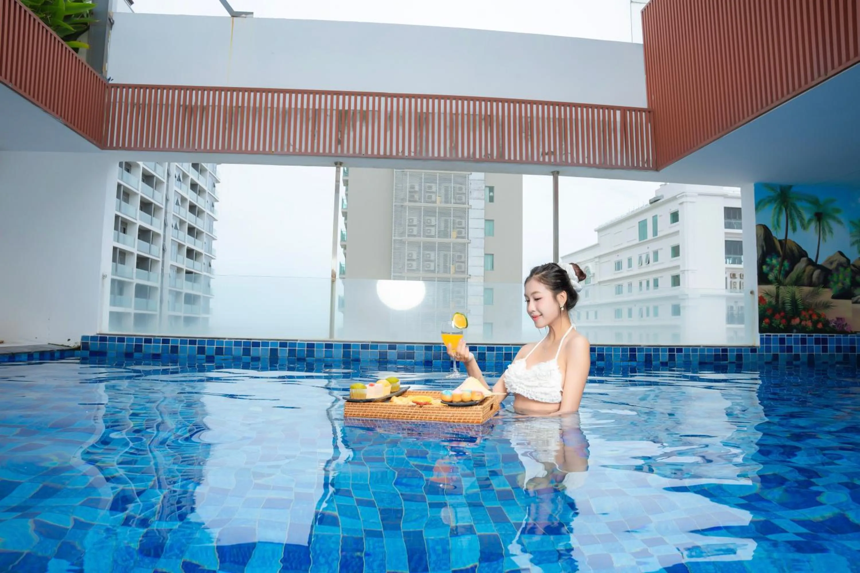 Swimming pool in TGT BEACH HOTEL