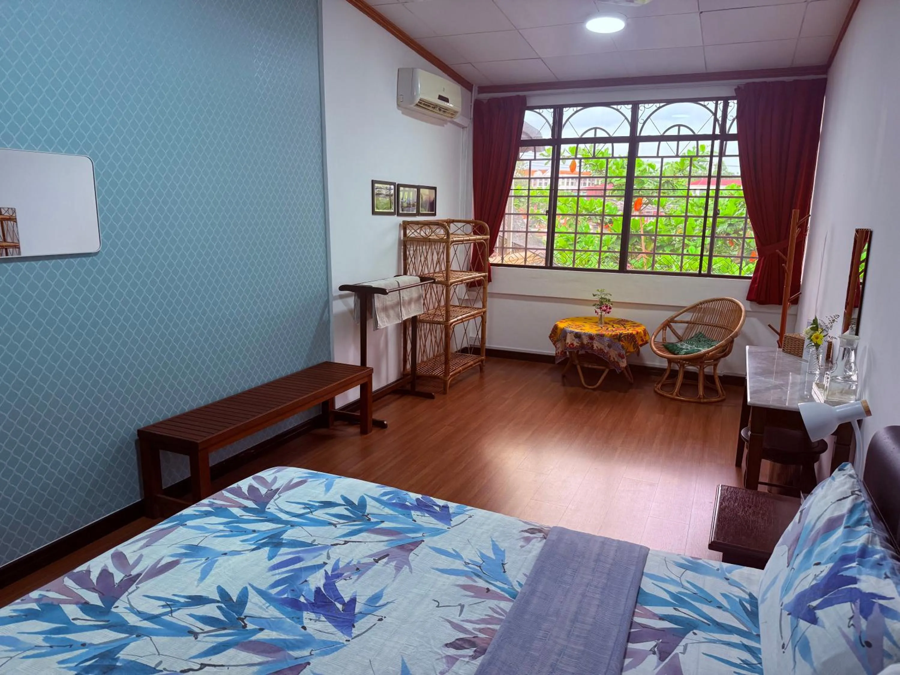 Bed in HAKS Boutique B&B with Pool & Farm-to-Table Dining