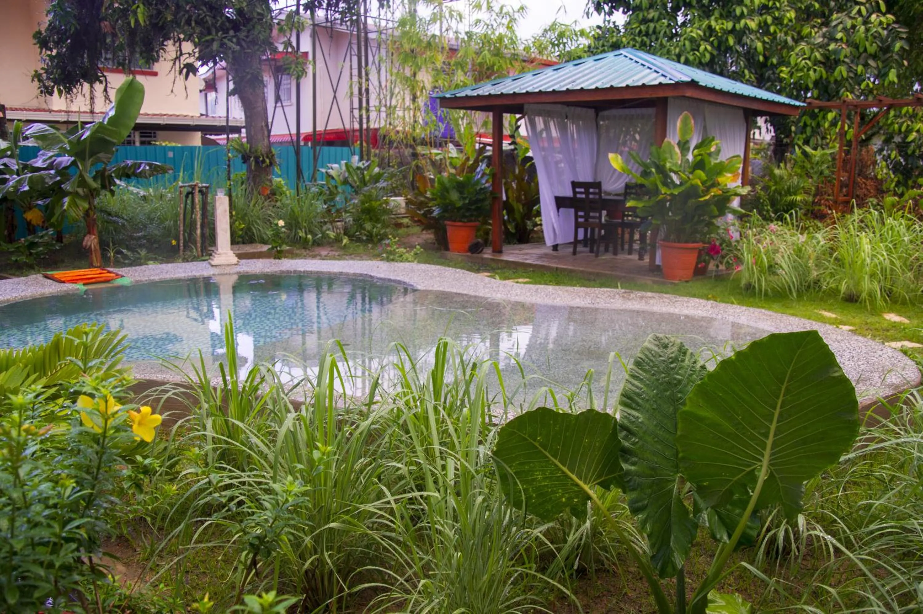 Garden in HAKS Boutique B&B with Pool & Farm-to-Table Dining
