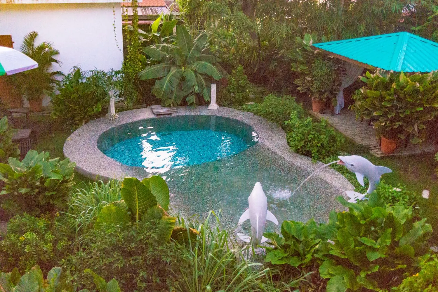 Garden in HAKS Boutique B&B with Pool & Farm-to-Table Dining