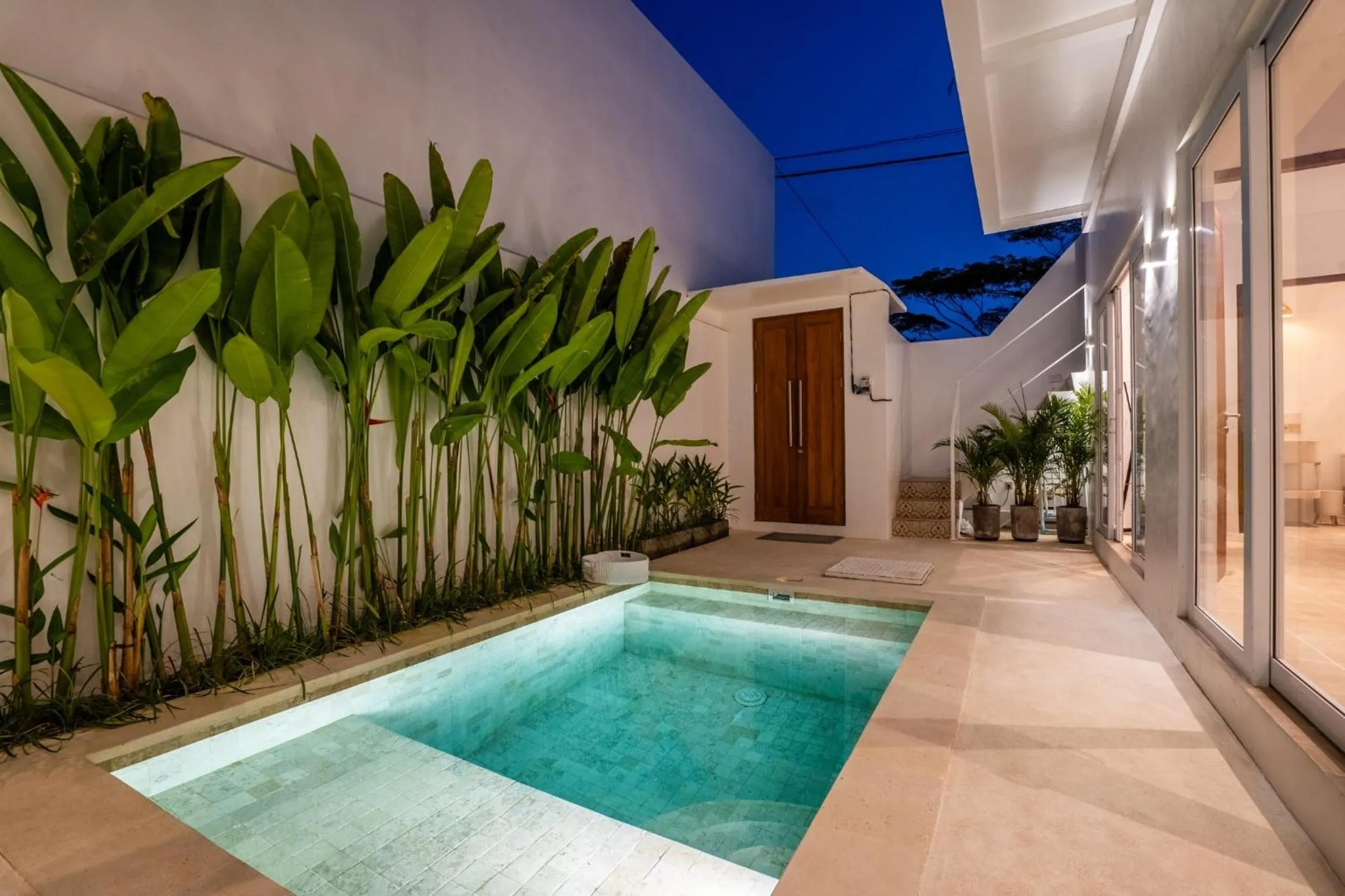 Patio in Eden Cemagi Villa Pererenan