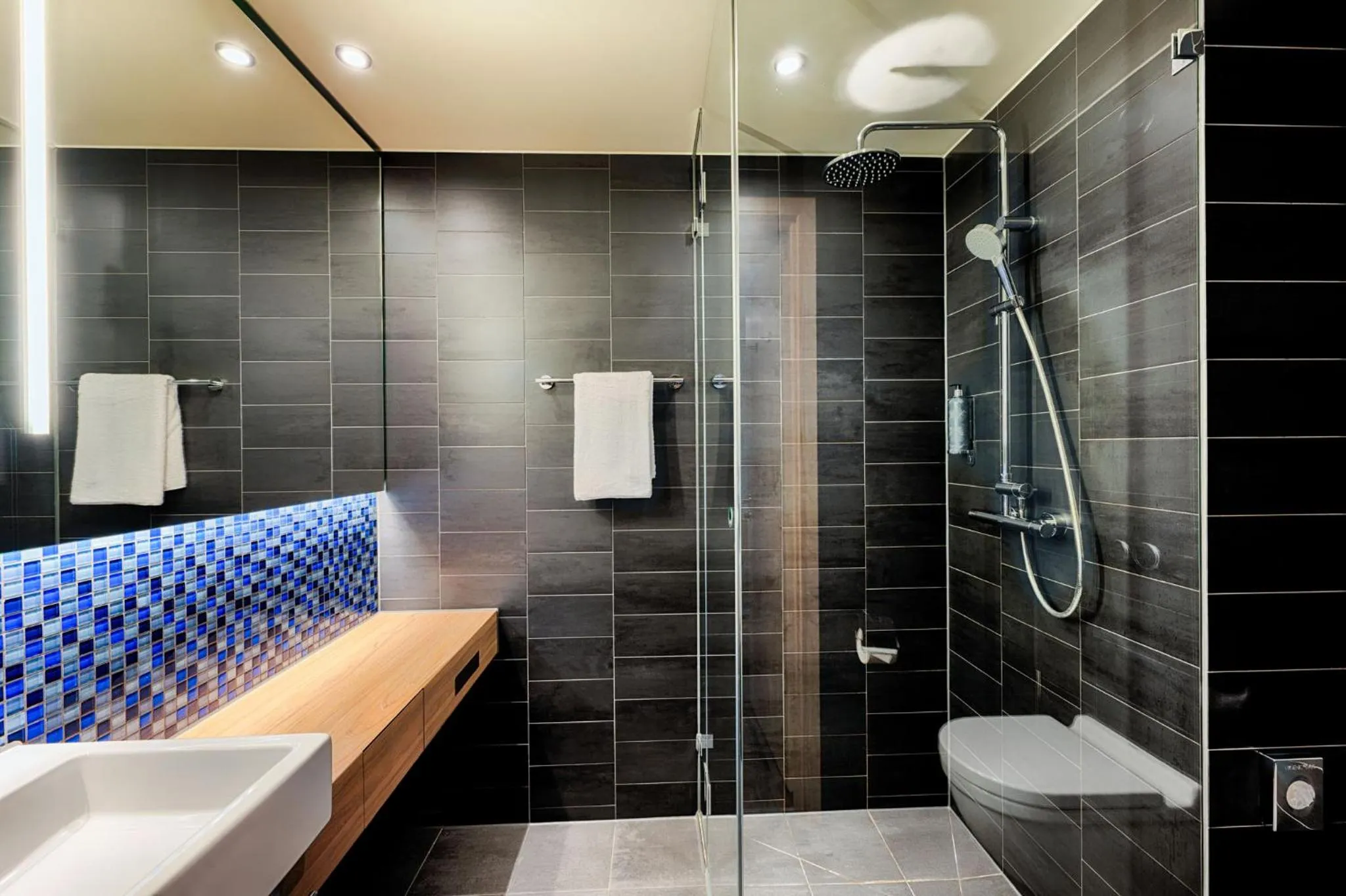 Shower, Bathroom in Mercure Hotel Heilbronn