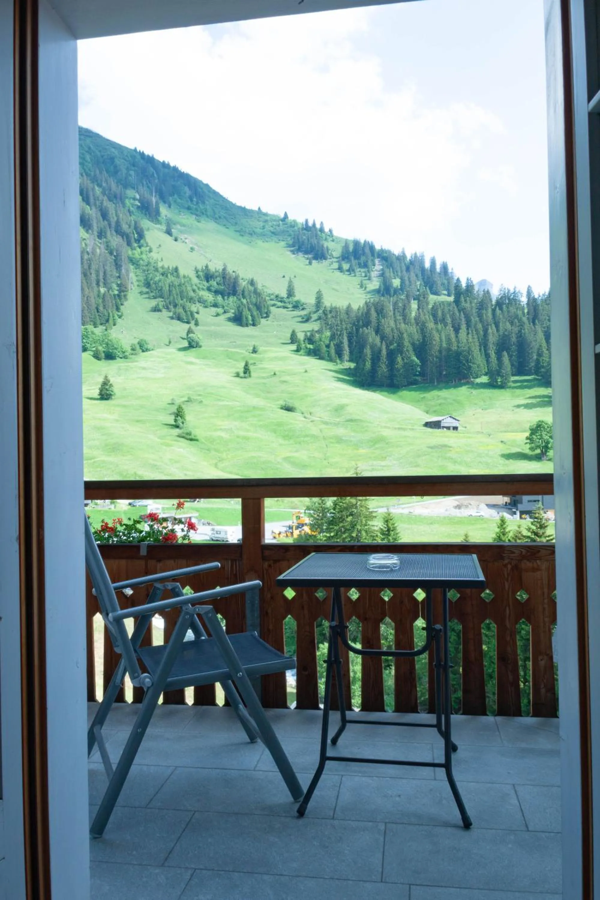 Balcony/Terrace in Hotel Madrisajoch