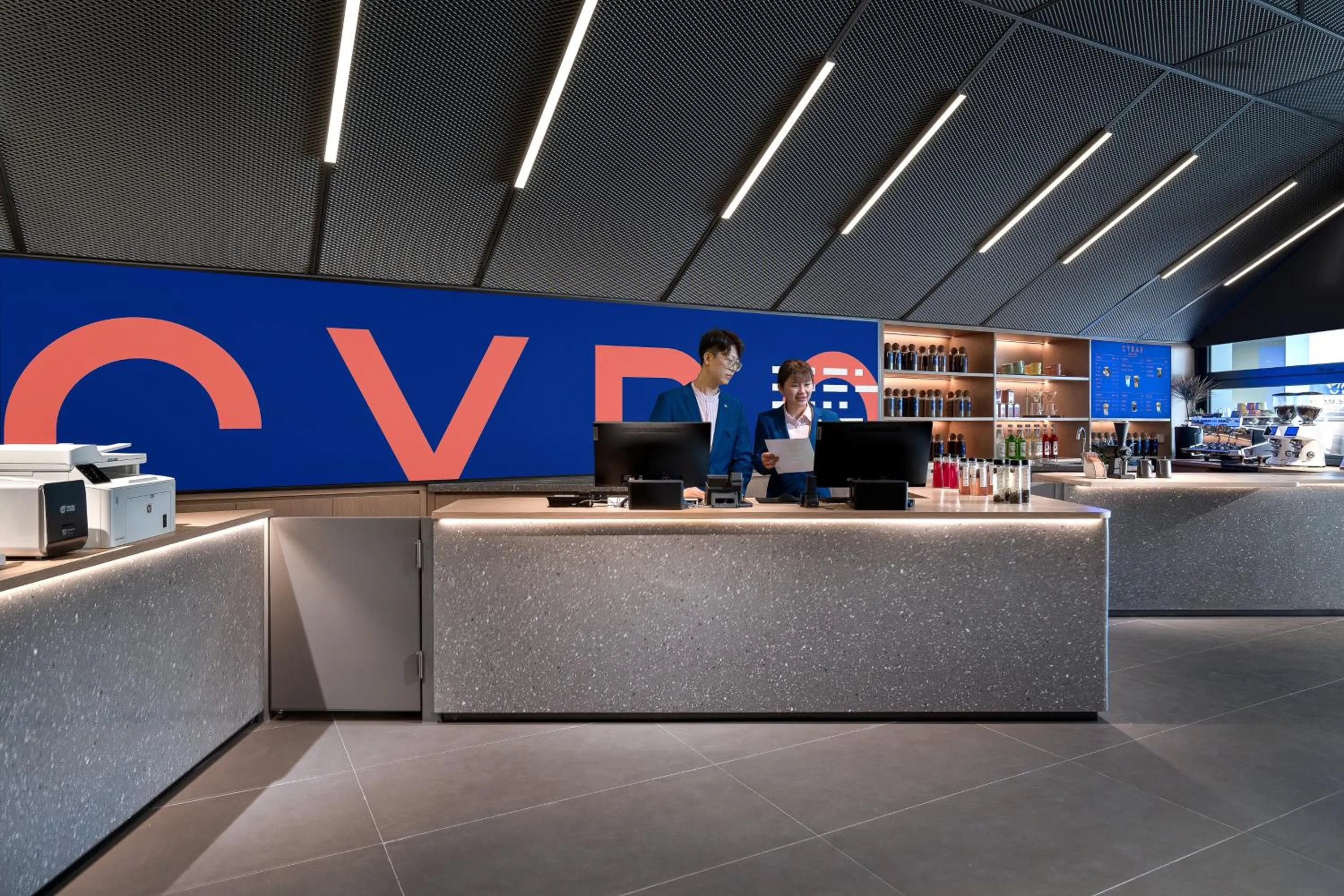 Lobby or reception in CYBO Station SSAW Shangpin Hotel Luohu Shenzhen