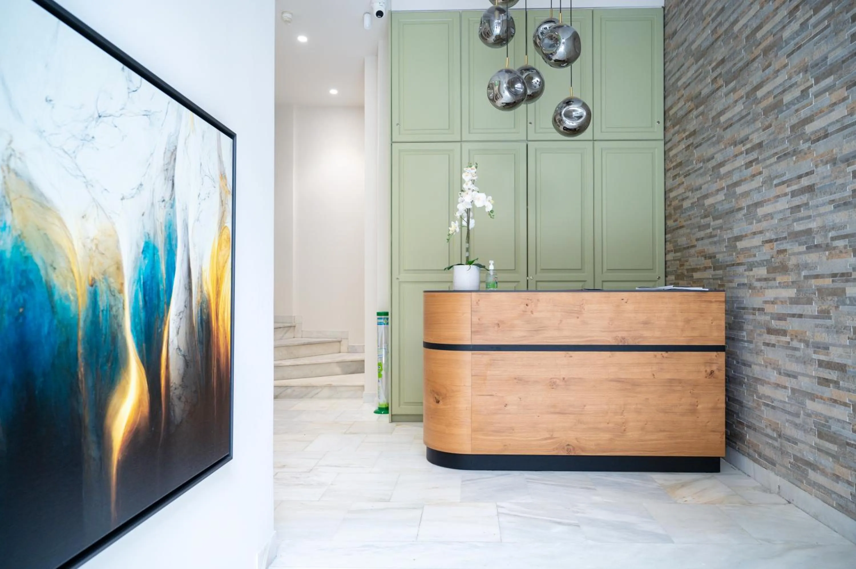 Facade/entrance in Hestia - Kolokotroni 23