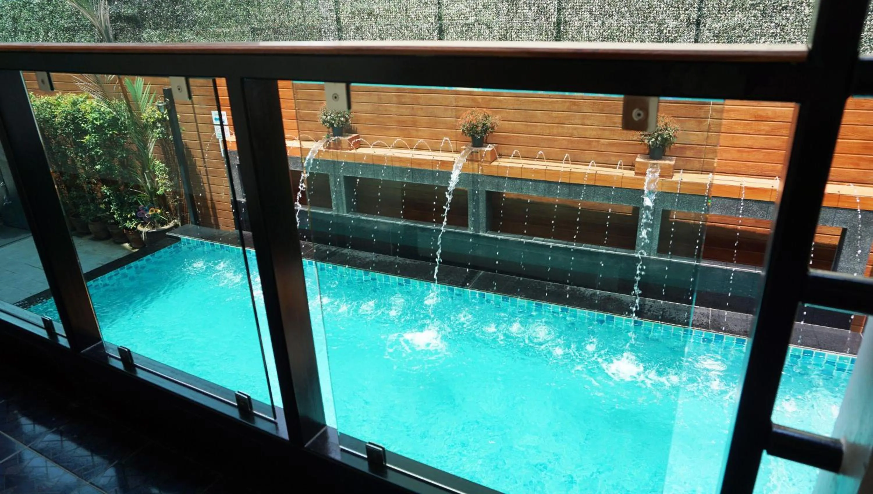 Pool view in Lanna Tree Boutique Hotel