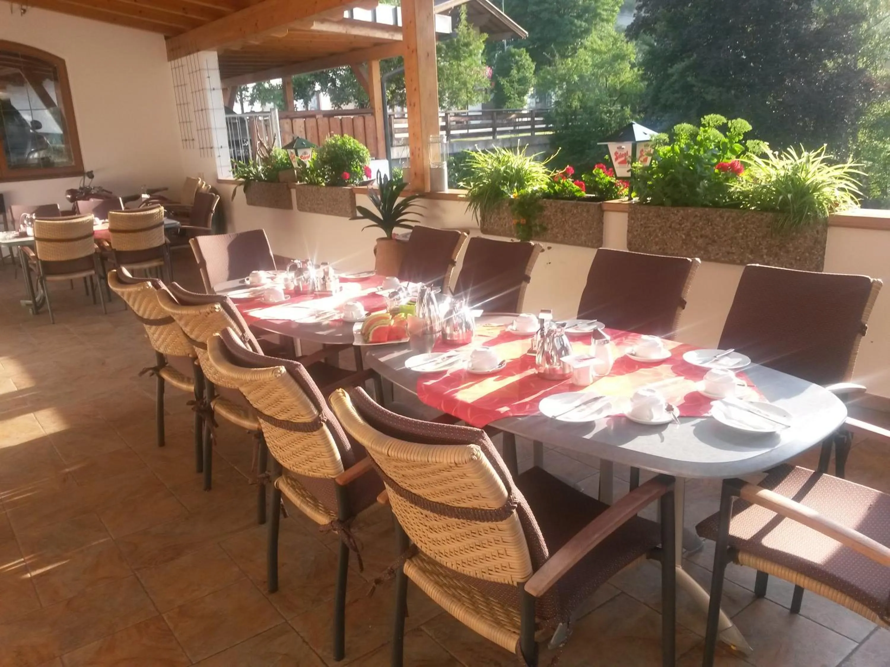 Balcony/Terrace in Gasthof Pension Traube