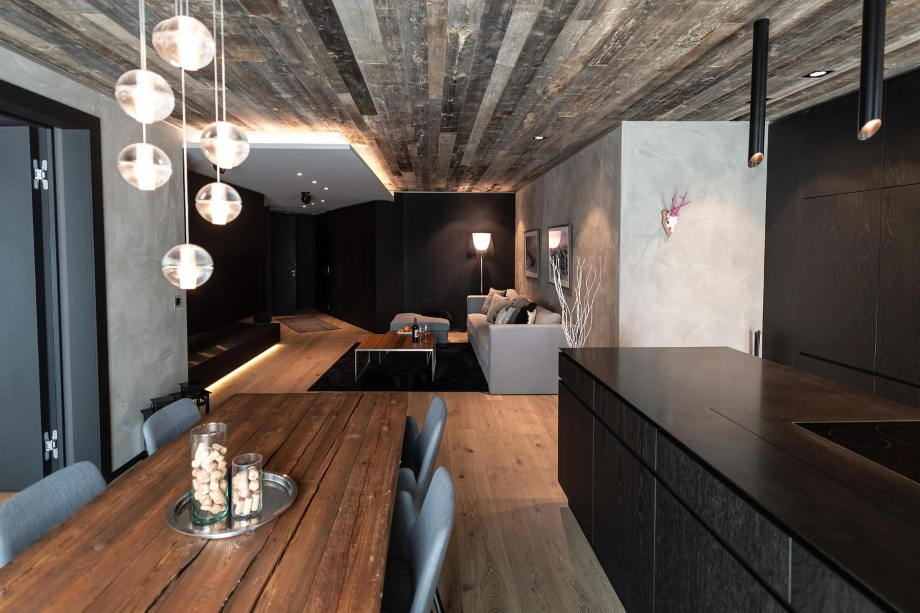 Kitchen or kitchenette in Andermatt Alpine Apartments