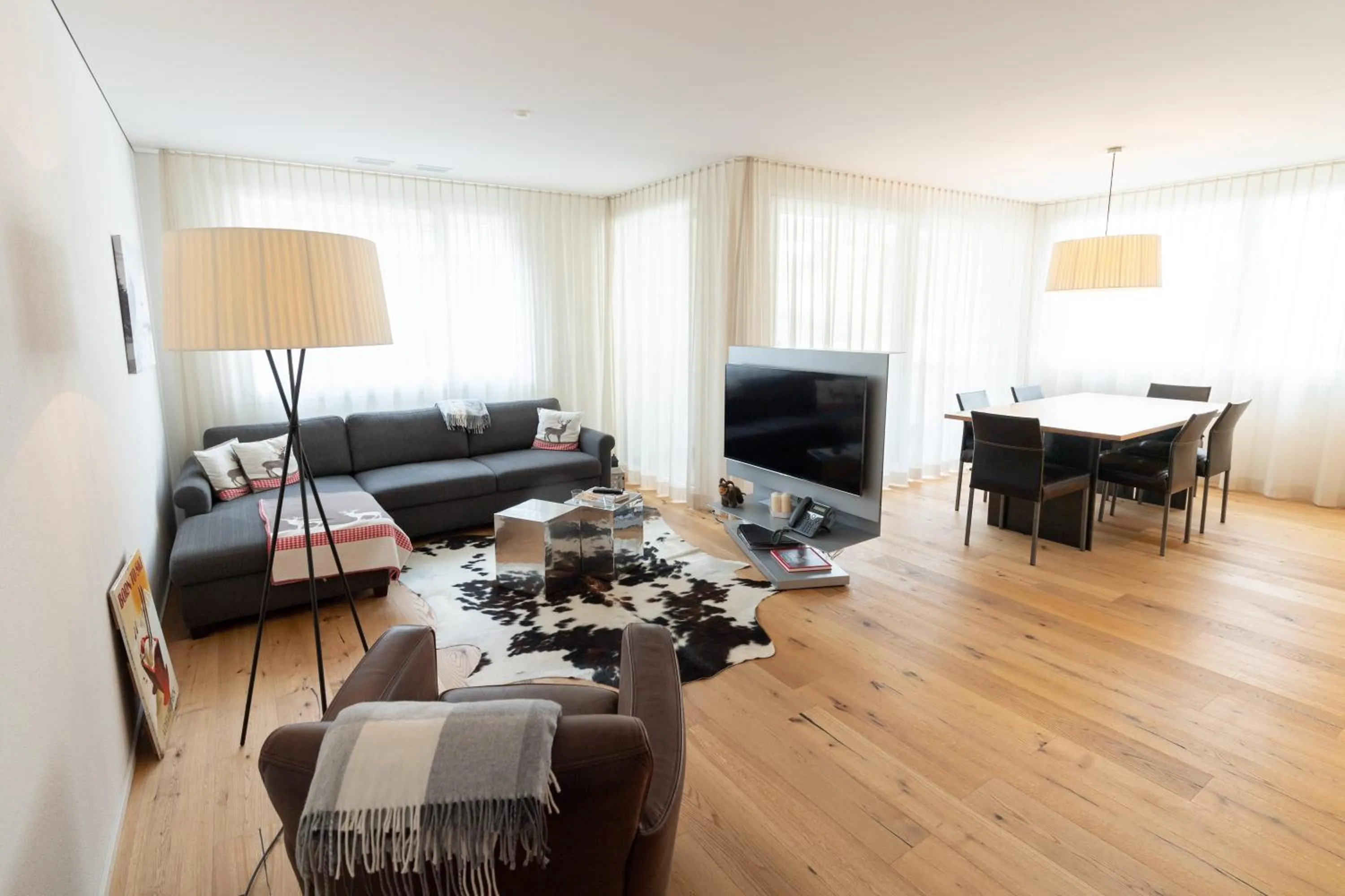 Living room in Andermatt Alpine Apartments