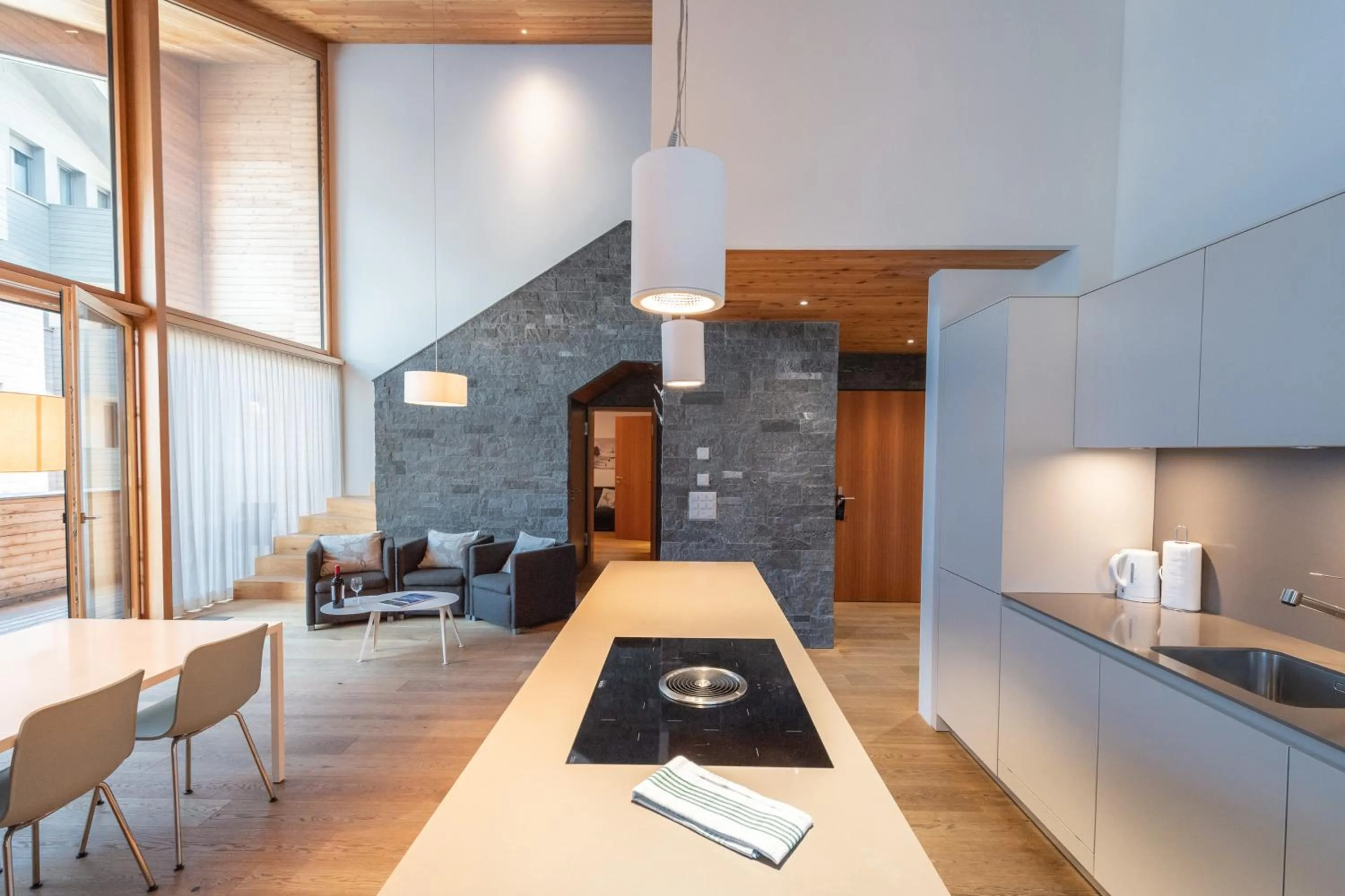 Kitchen or kitchenette in Andermatt Alpine Apartments