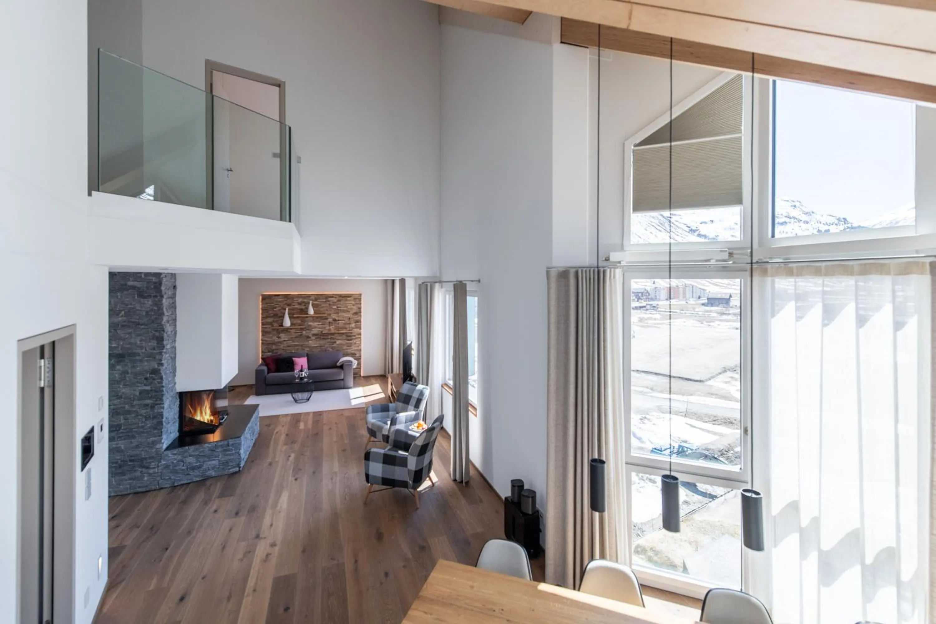 Living room in Andermatt Alpine Apartments