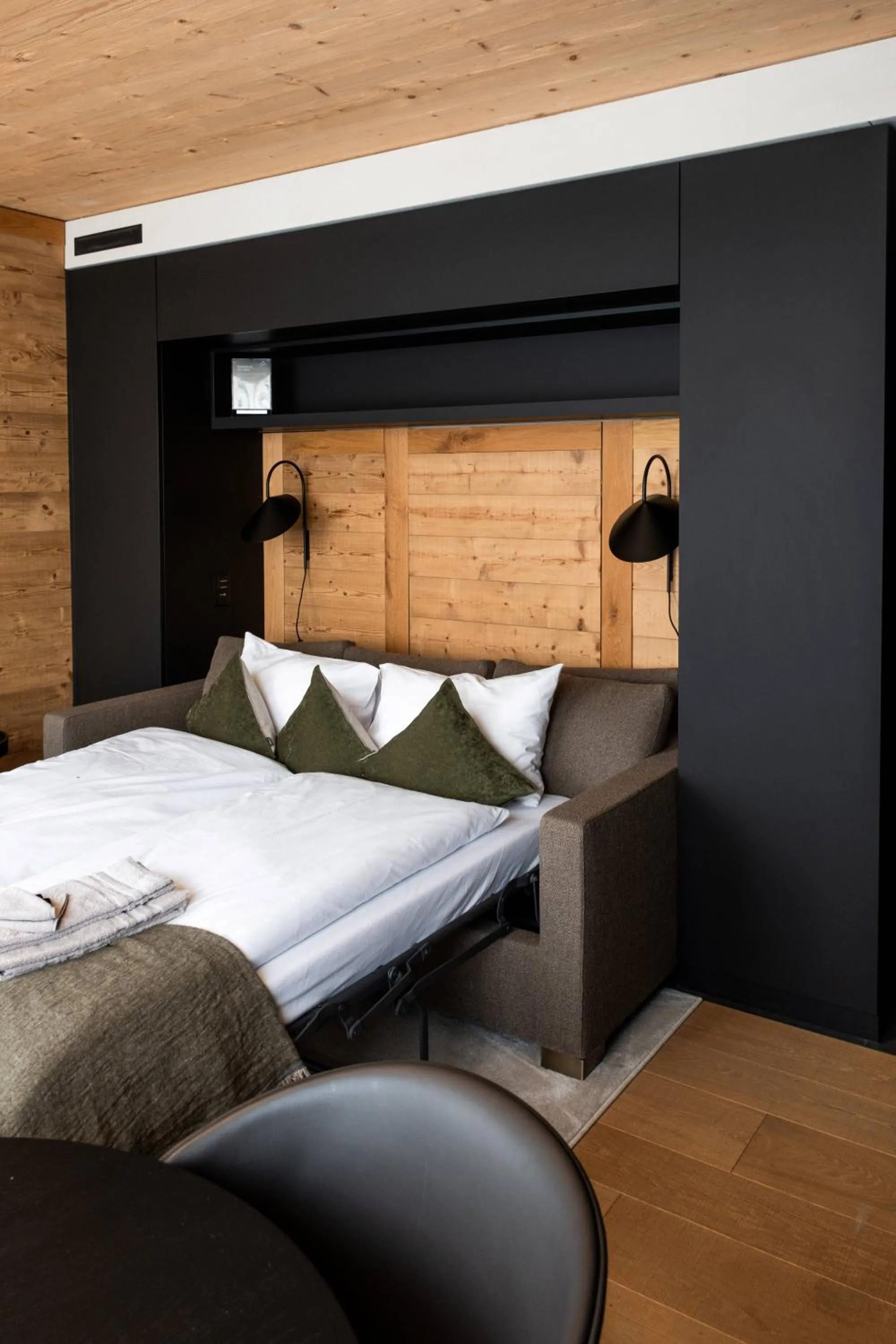 Bed in Andermatt Alpine Apartments
