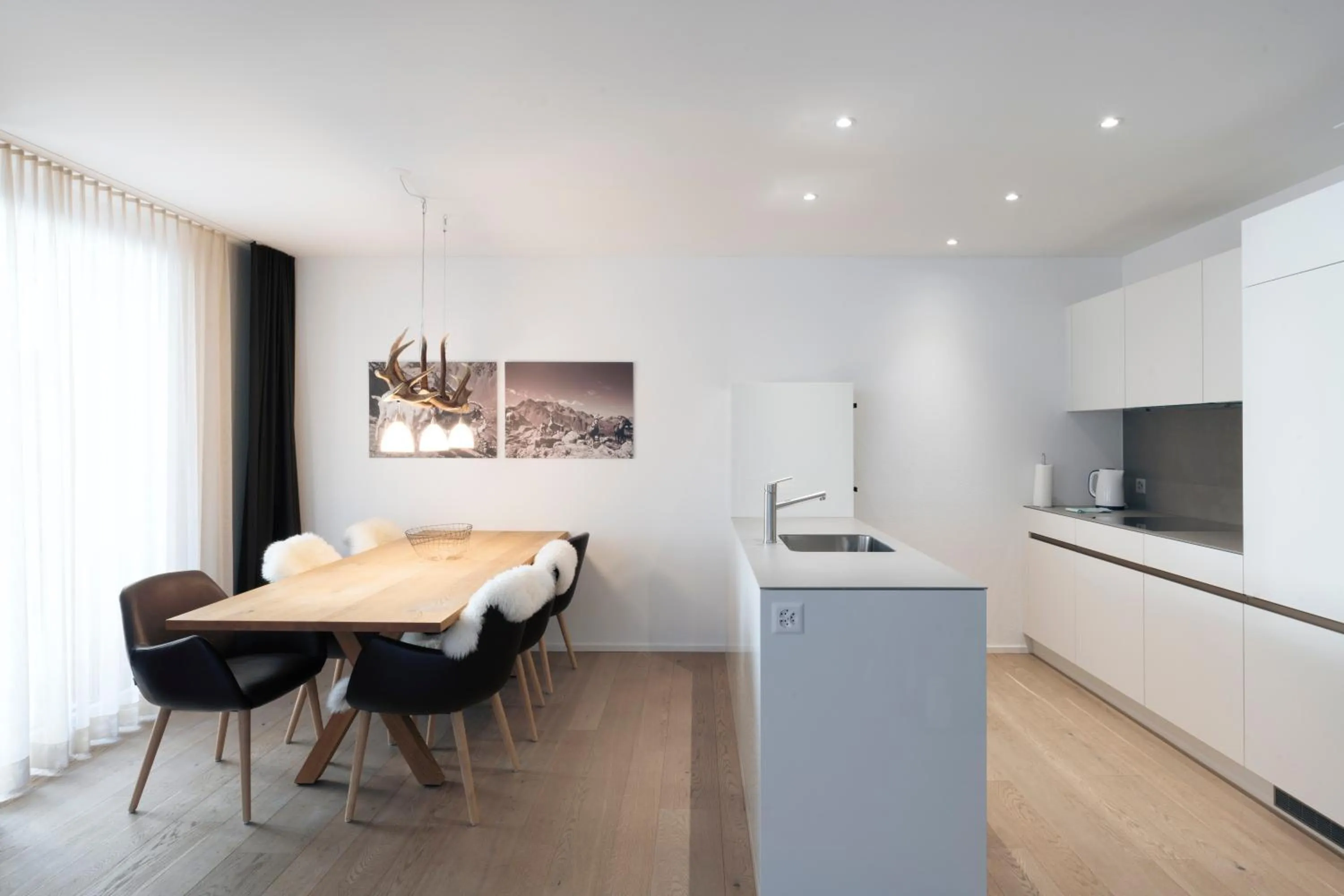 Kitchen or kitchenette in Andermatt Alpine Apartments