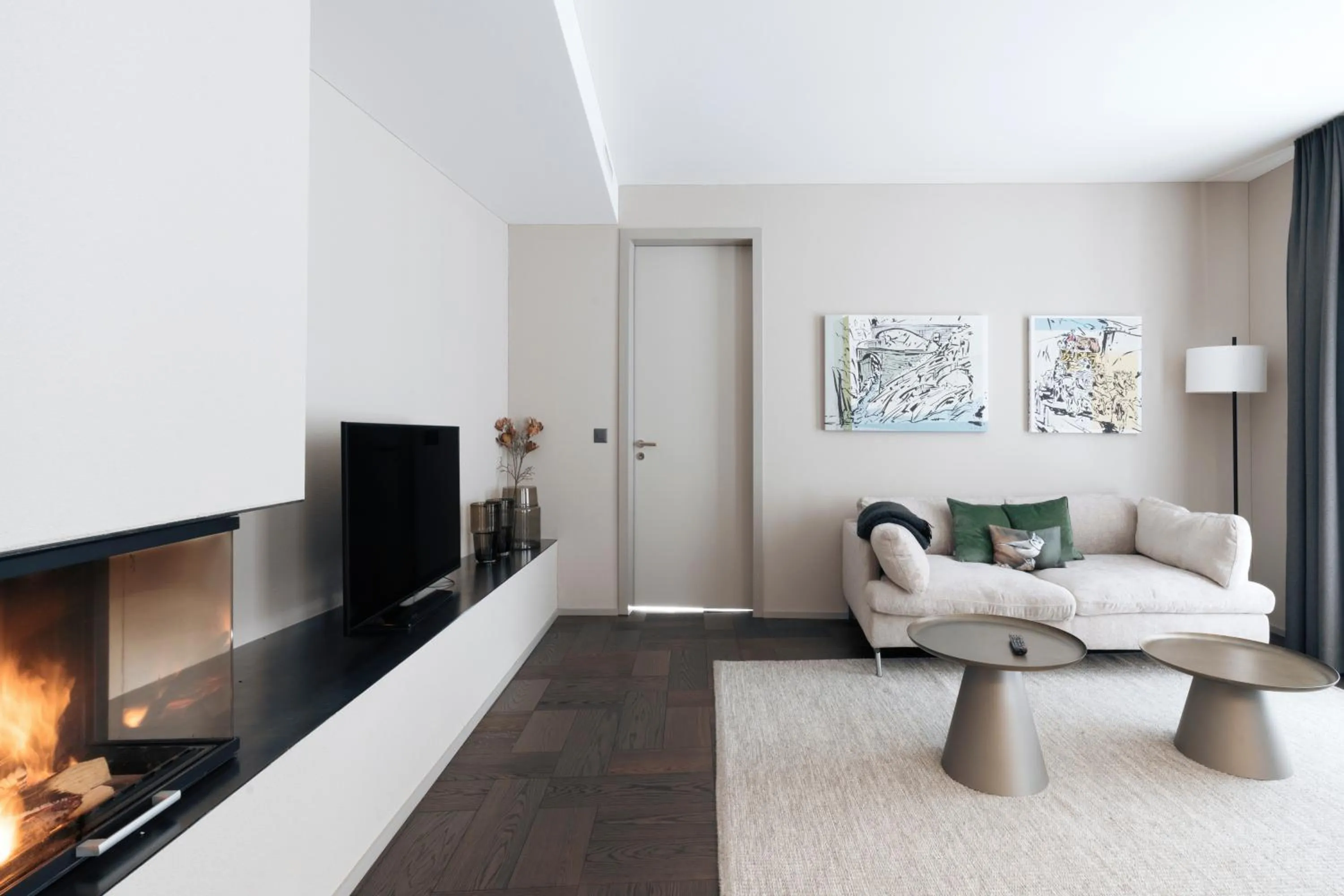 Living room in Andermatt Alpine Apartments