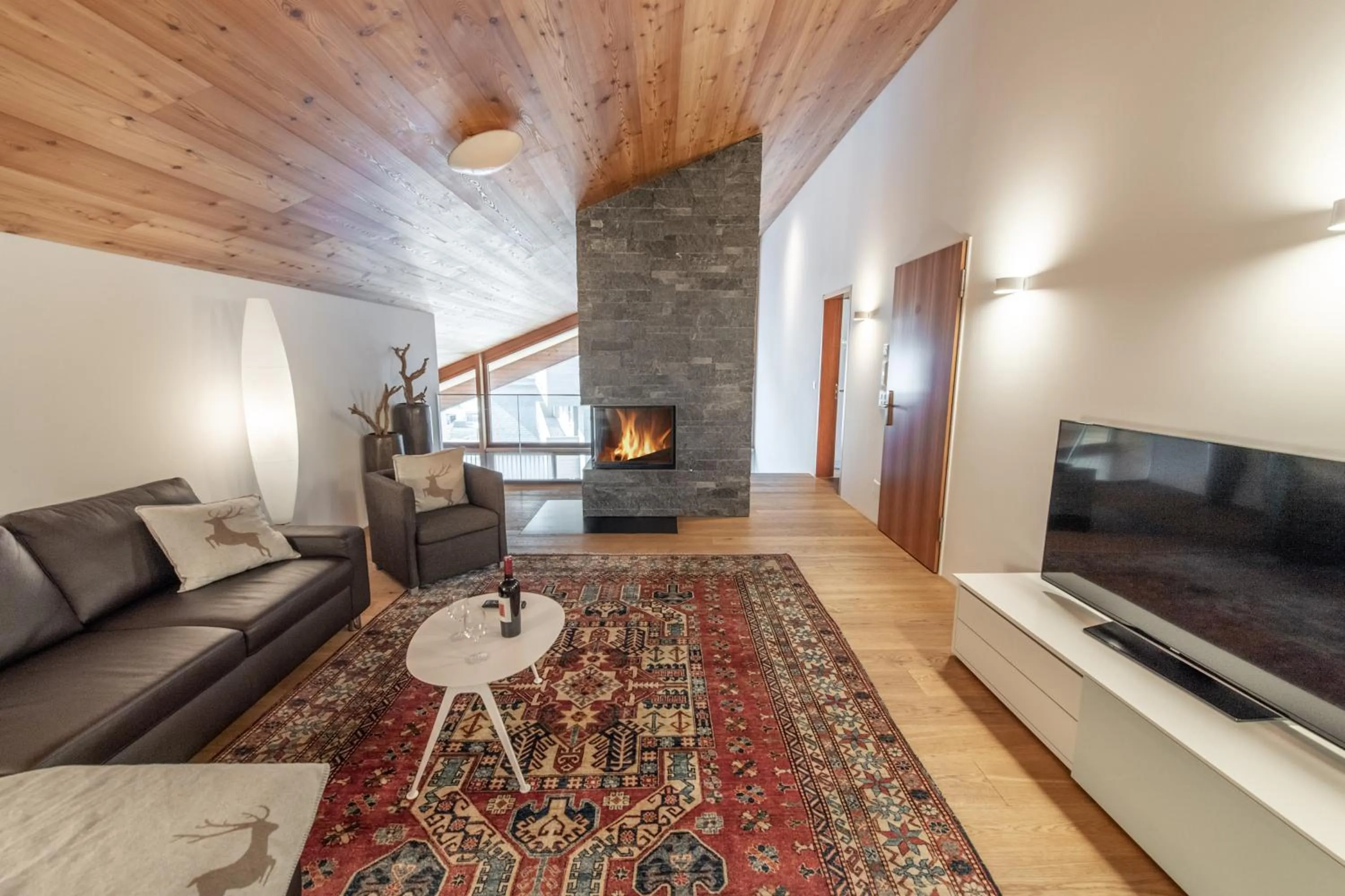 Living room in Andermatt Alpine Apartments