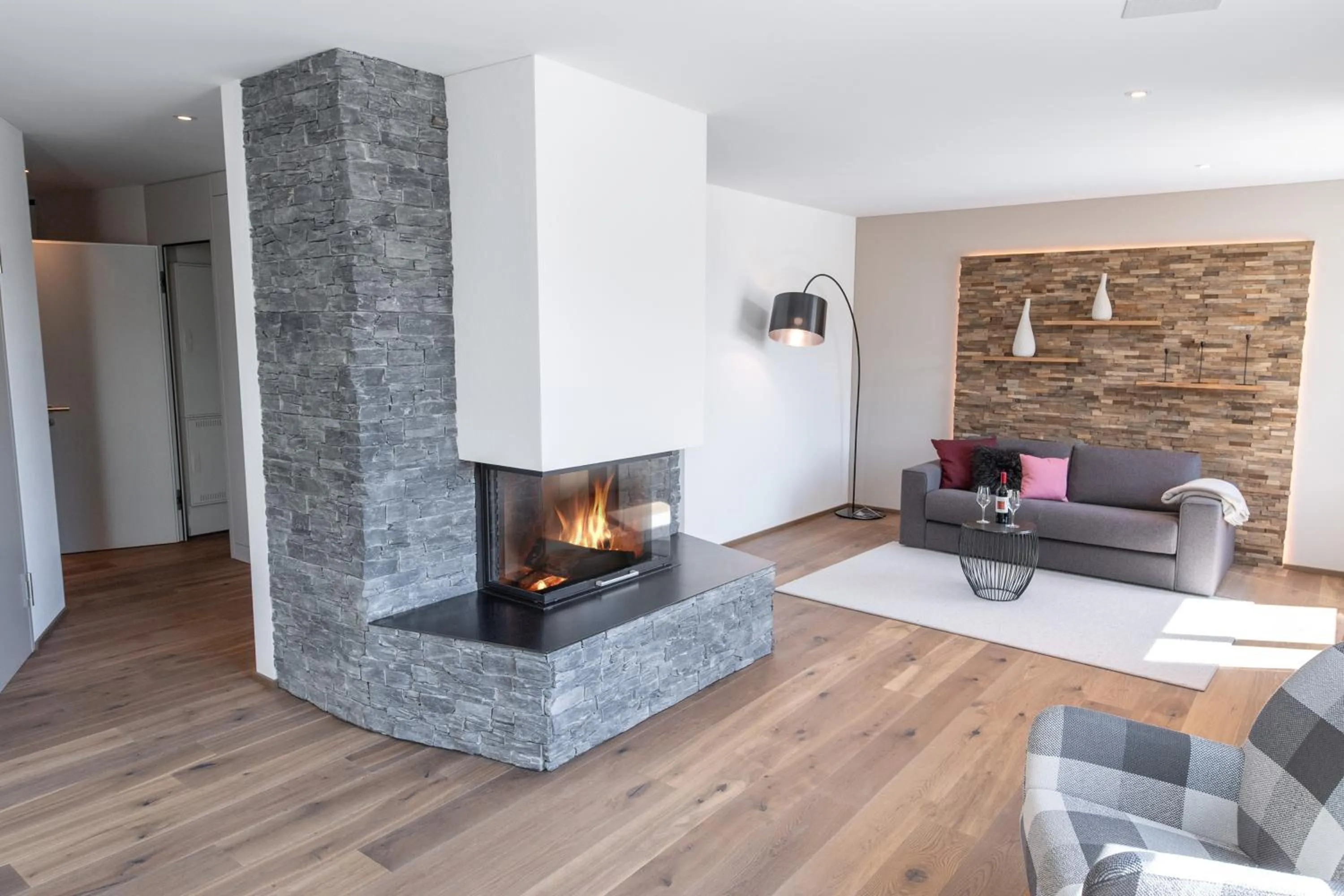 Living room in Andermatt Alpine Apartments