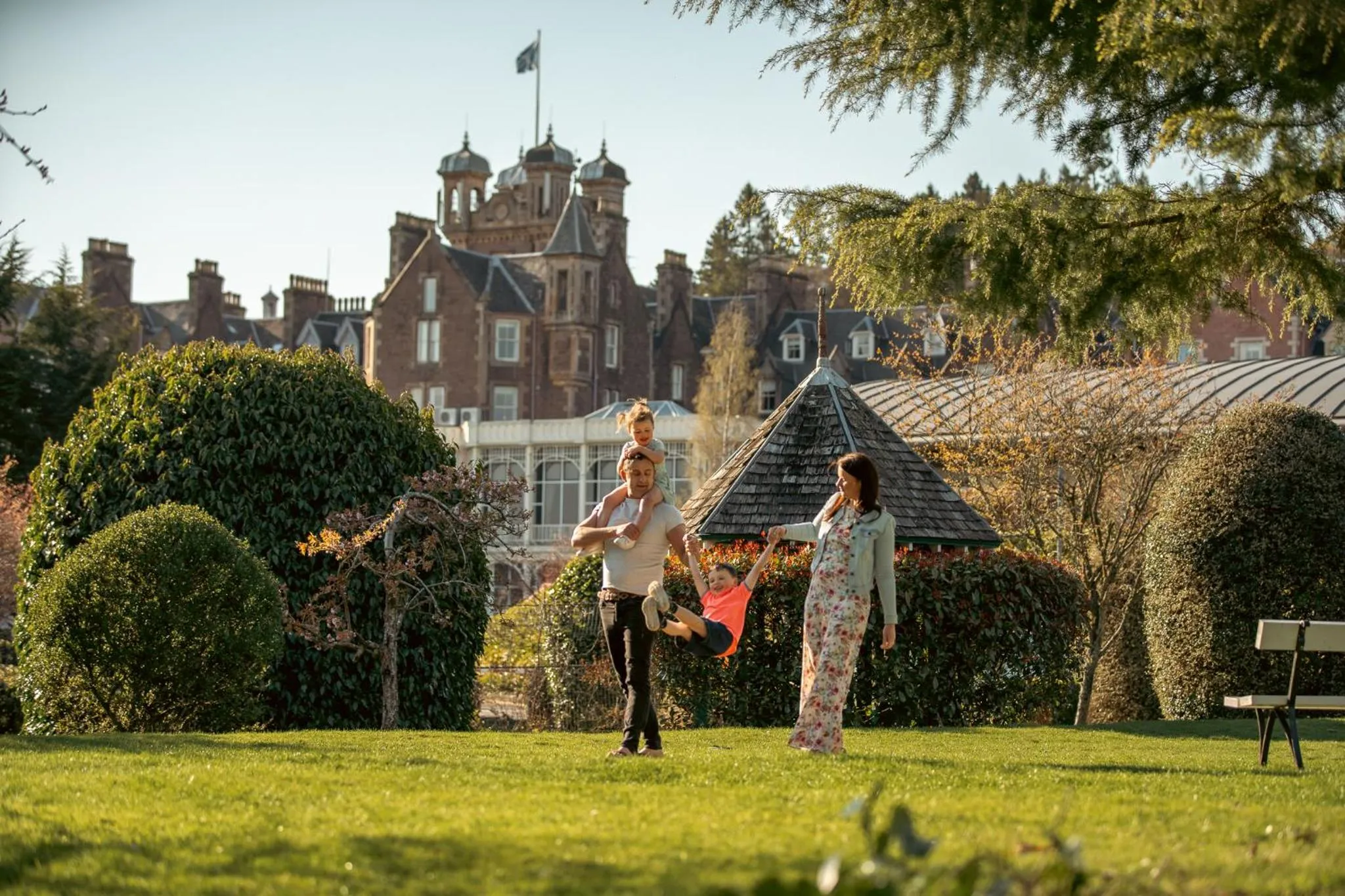 Natural landscape in Crieff Hydro