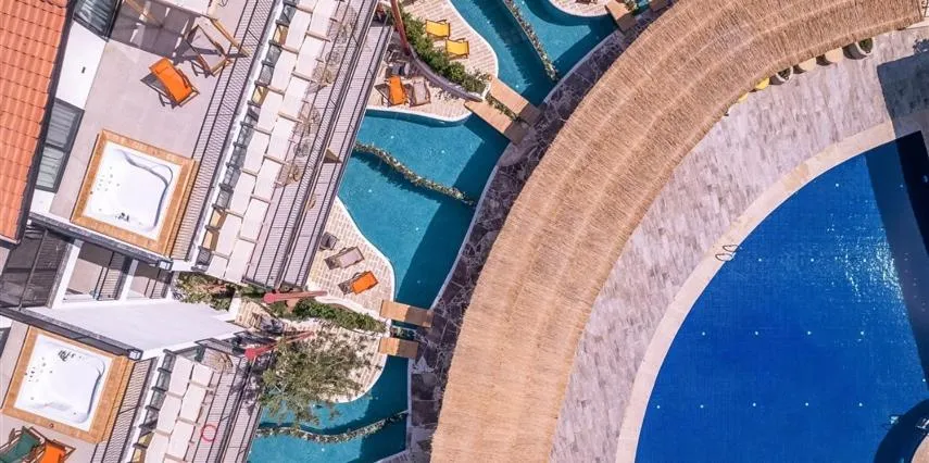 Pool view in Asfiya Loft Apartments