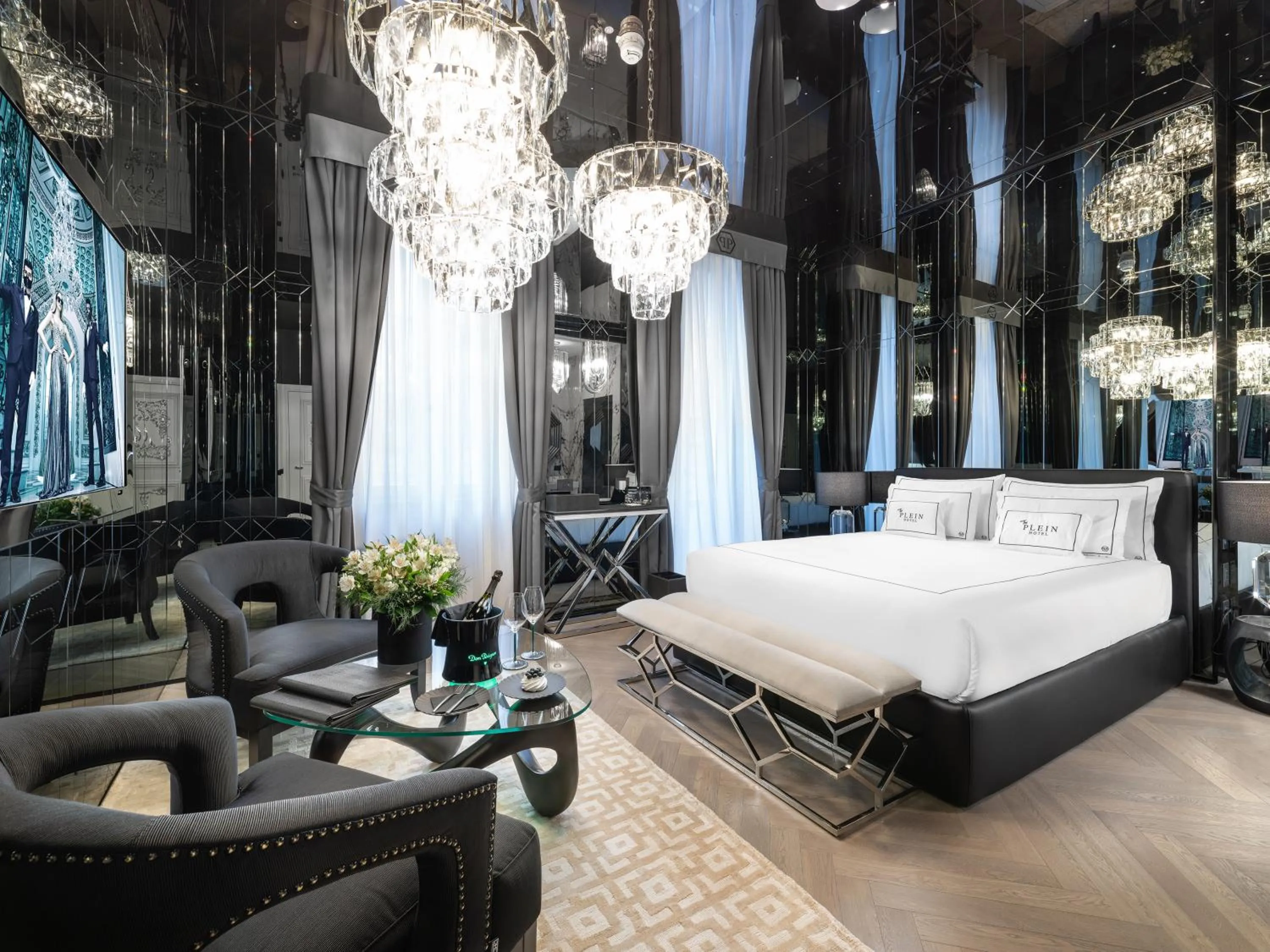 Bed in The Plein Hotel - Small Luxury Hotels of the World