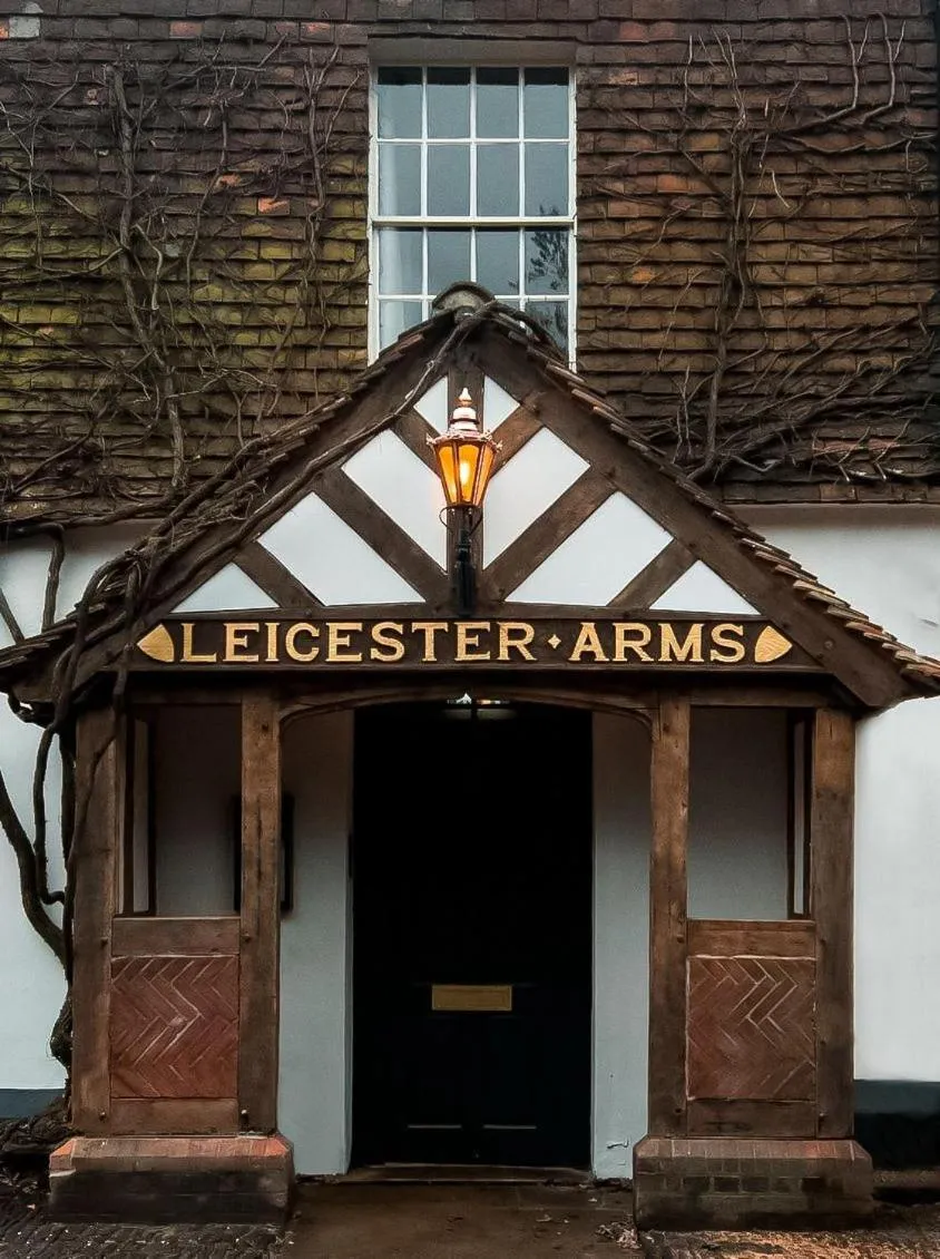 Property building in The Leicester Arms Country Inn