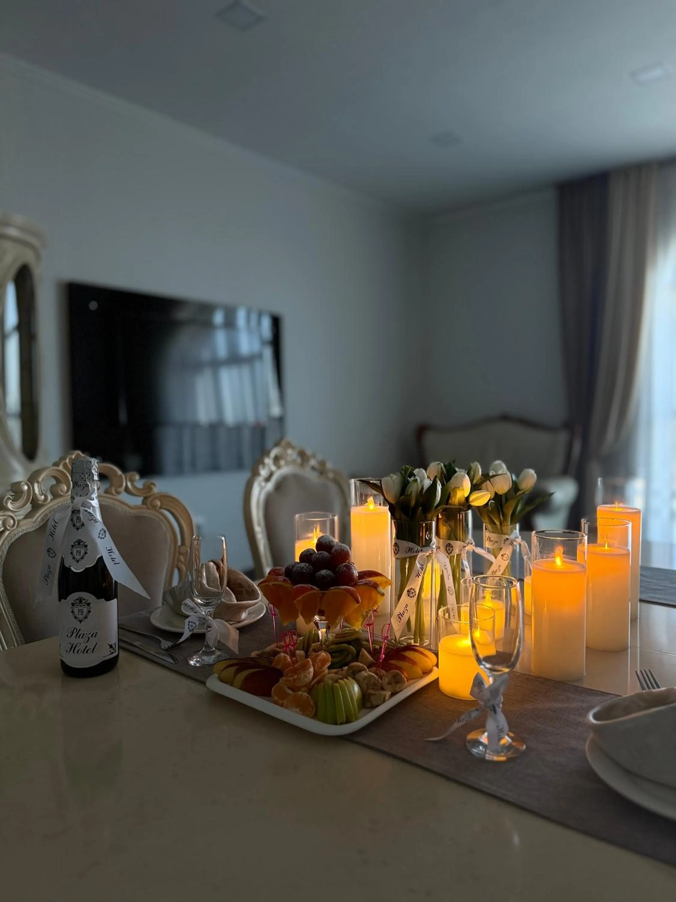 Food and drinks in Plaza Hotel Bishkek