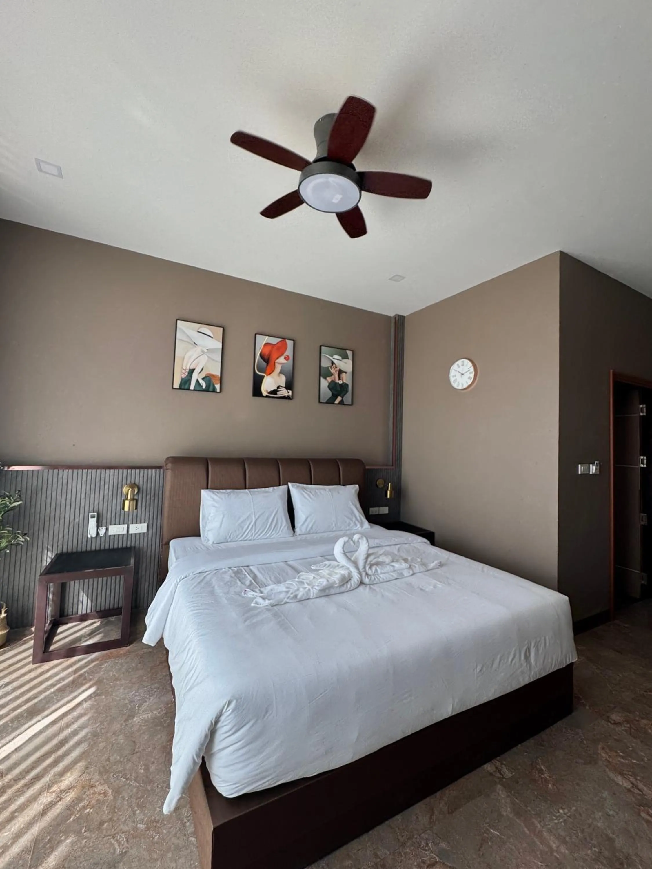 Bed in New hotel in Aonang krabi