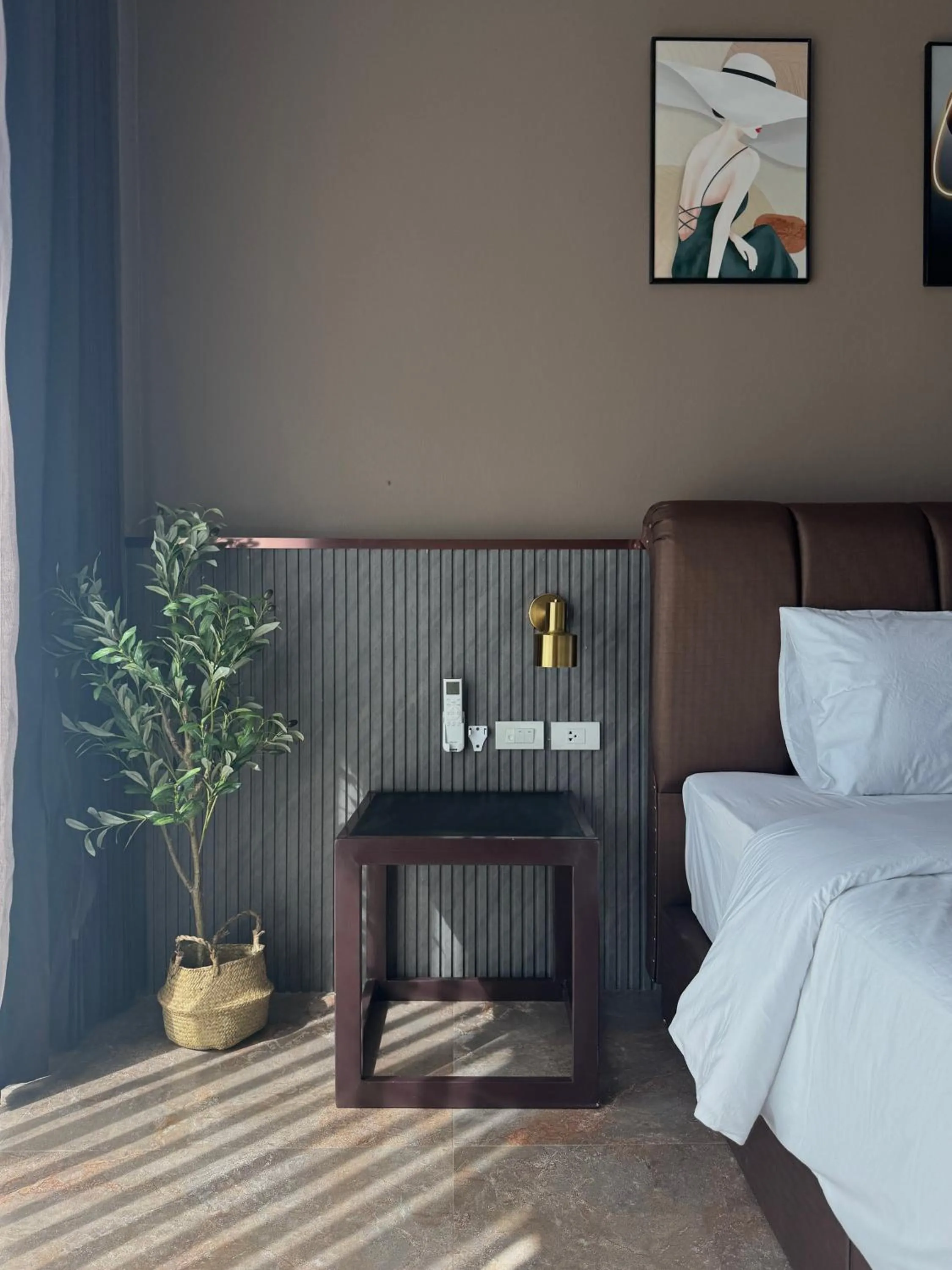 Bed in New hotel in Aonang krabi