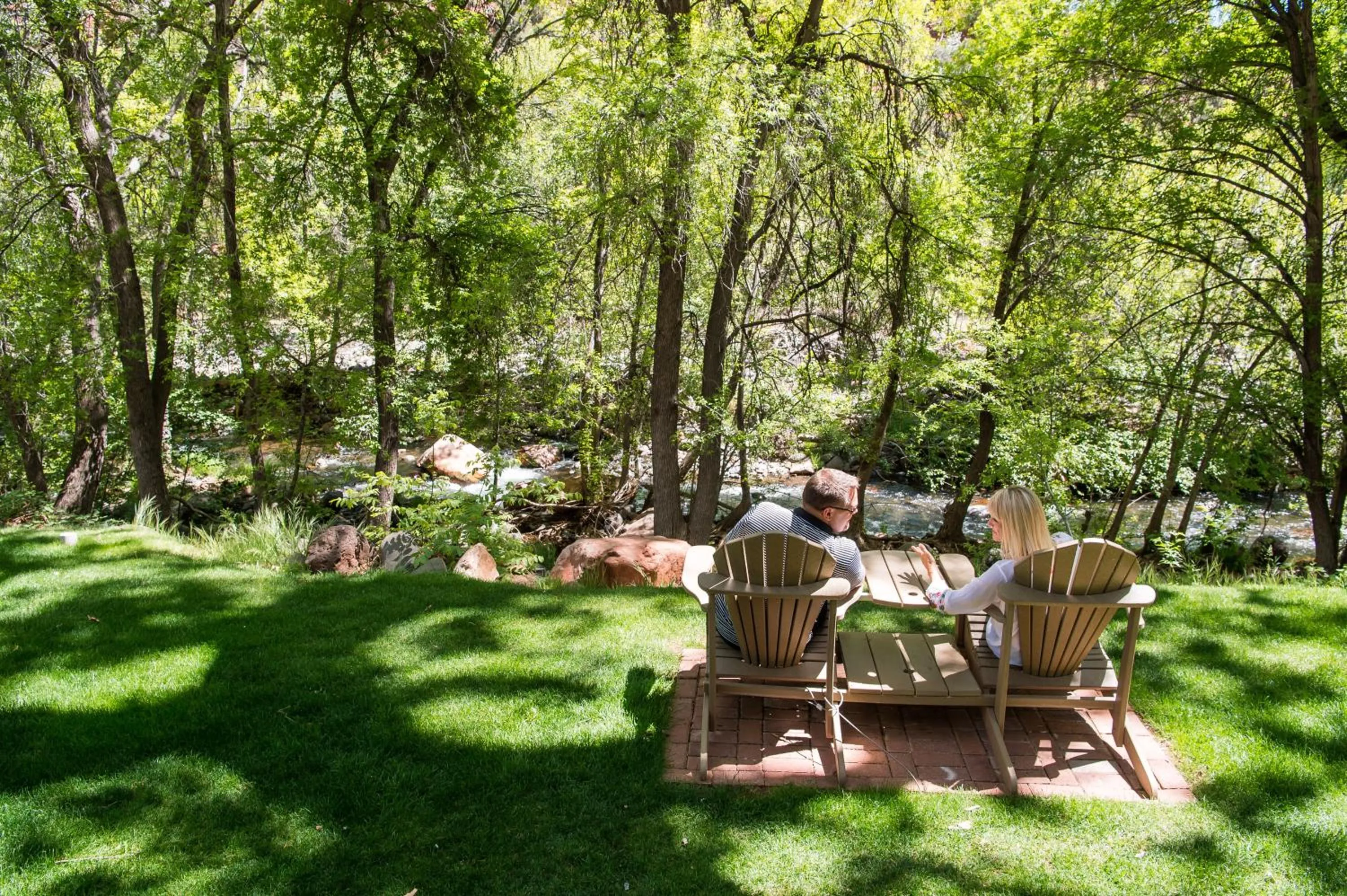 Garden view in Arroyo Roble Resort at Oak Creek