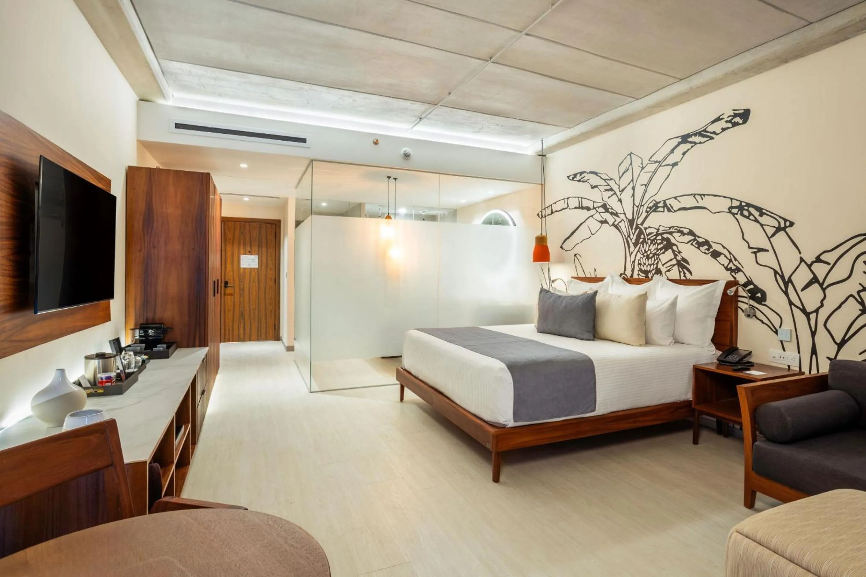 Bed in Hyatt Vivid Grand Island Cancun-All Inclusive Adults Only