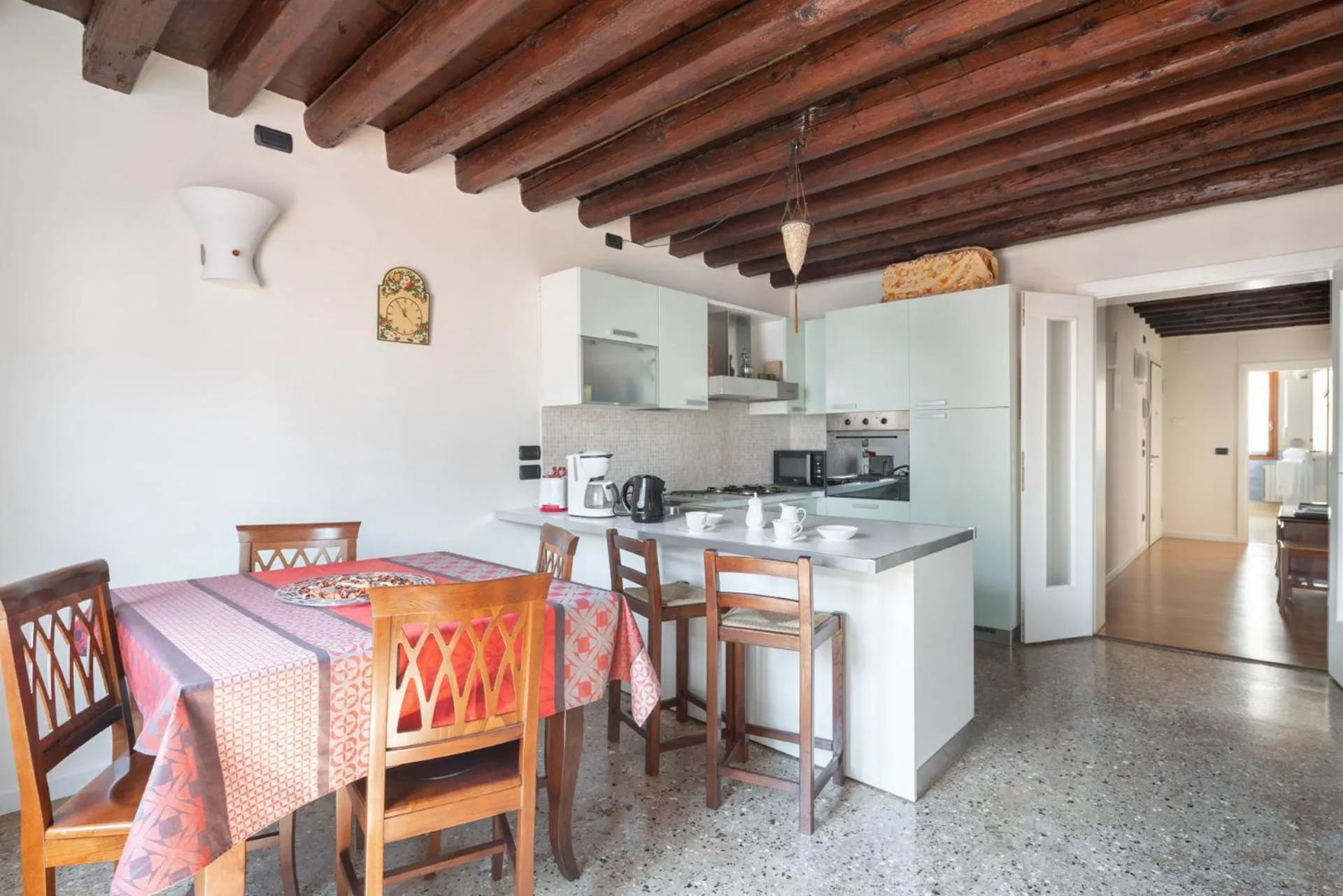 Kitchen or kitchenette in Ca' Coriandolo