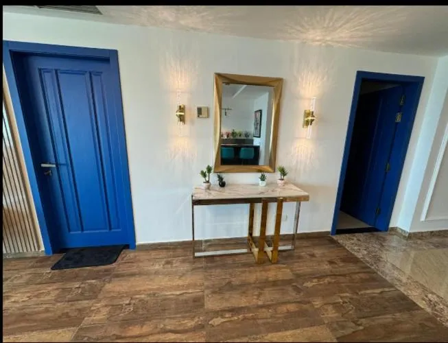 Decorative detail in The Centaurus Apartments