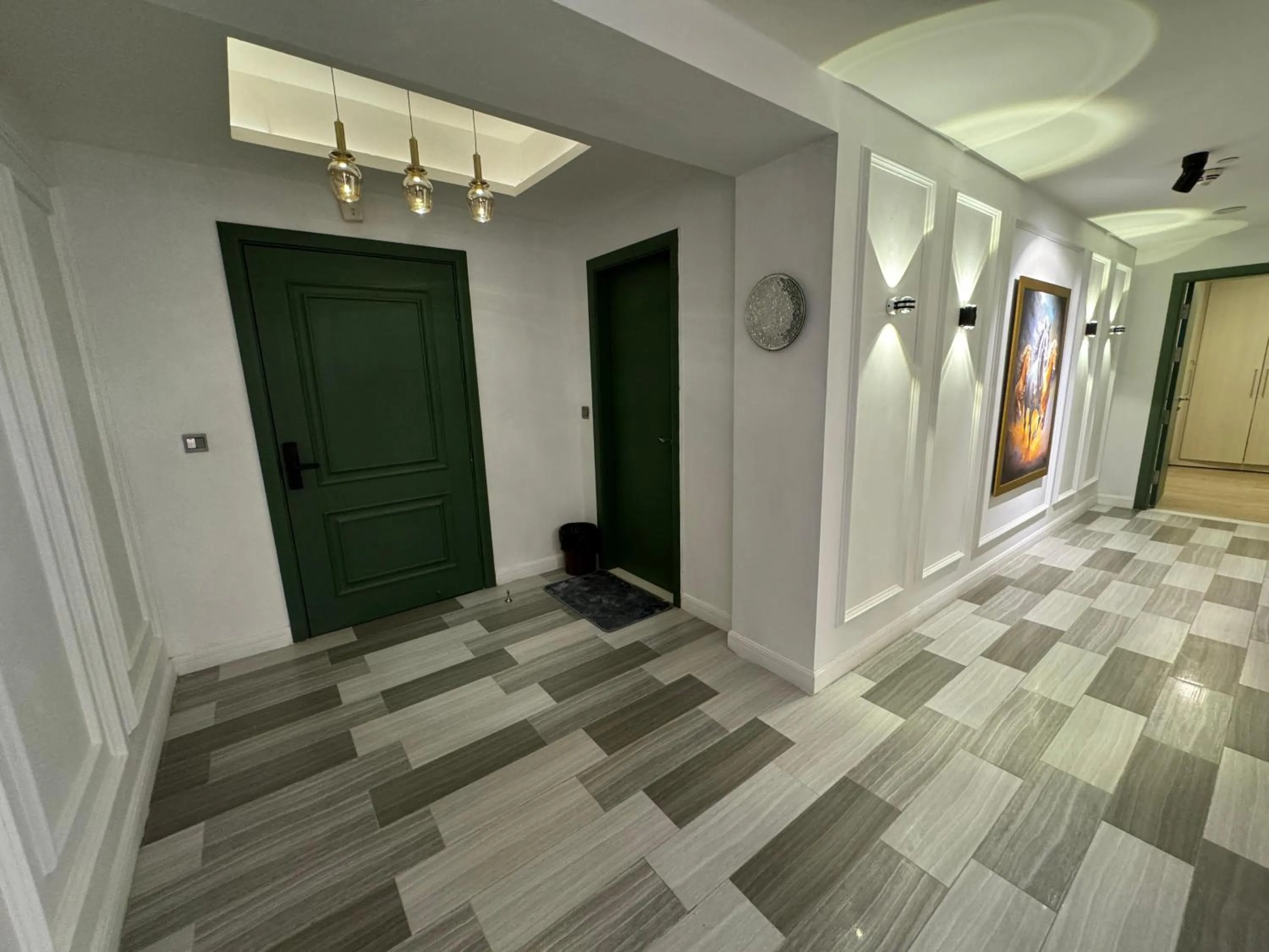 Decorative detail in The Centaurus Apartments