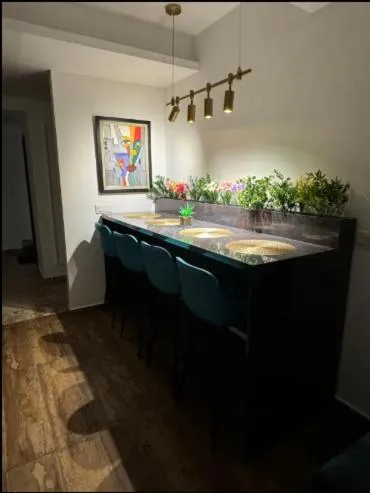 Dining area in The Centaurus Apartments