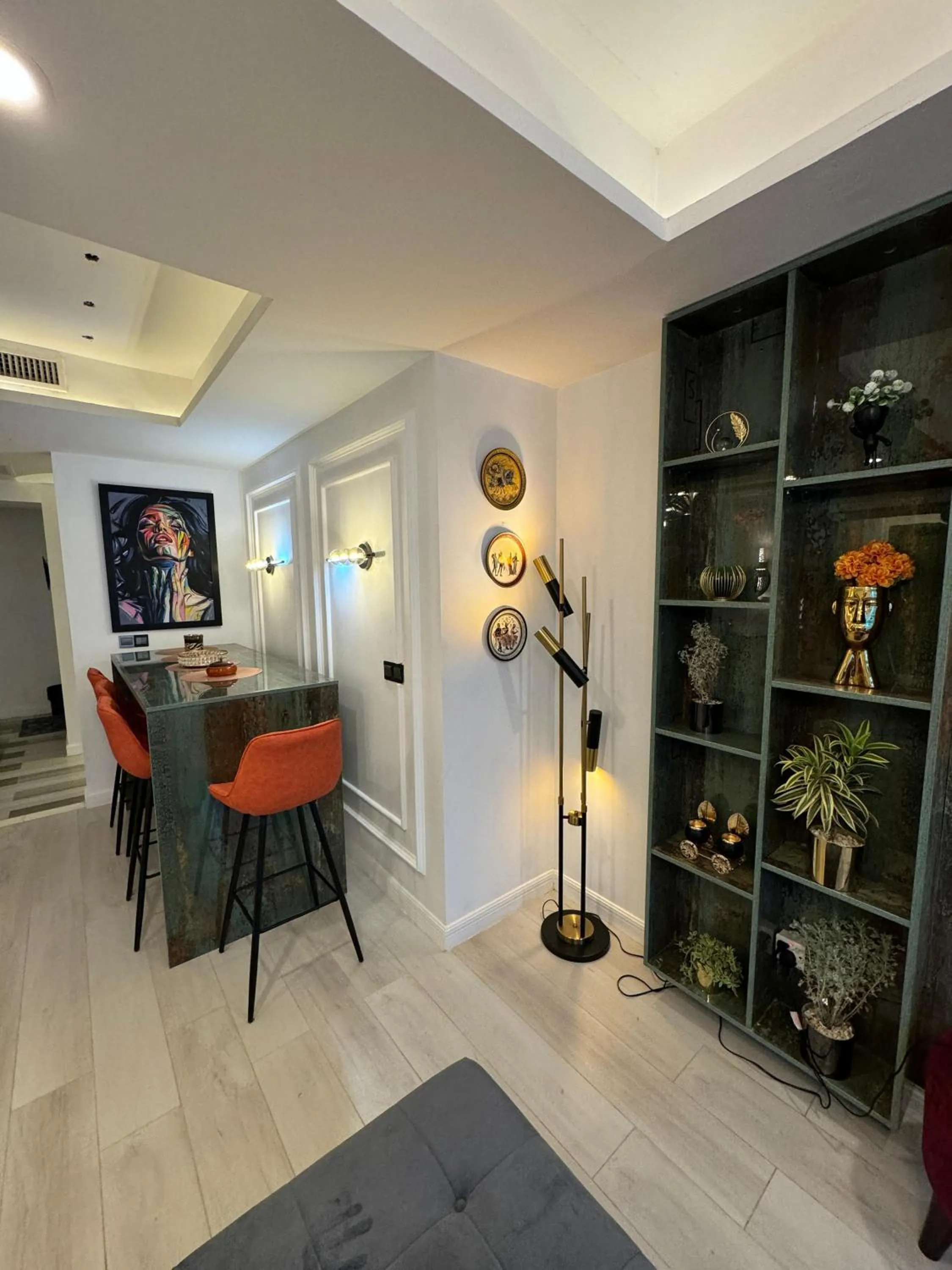 Decorative detail in The Centaurus Apartments