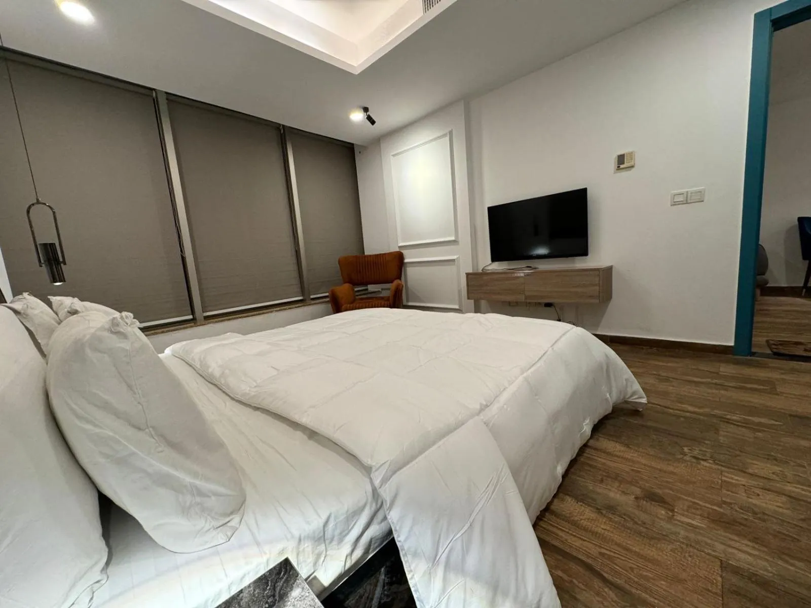 Bed in The Centaurus Apartments
