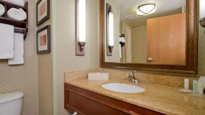 Bathroom in Russell Inn and Suites