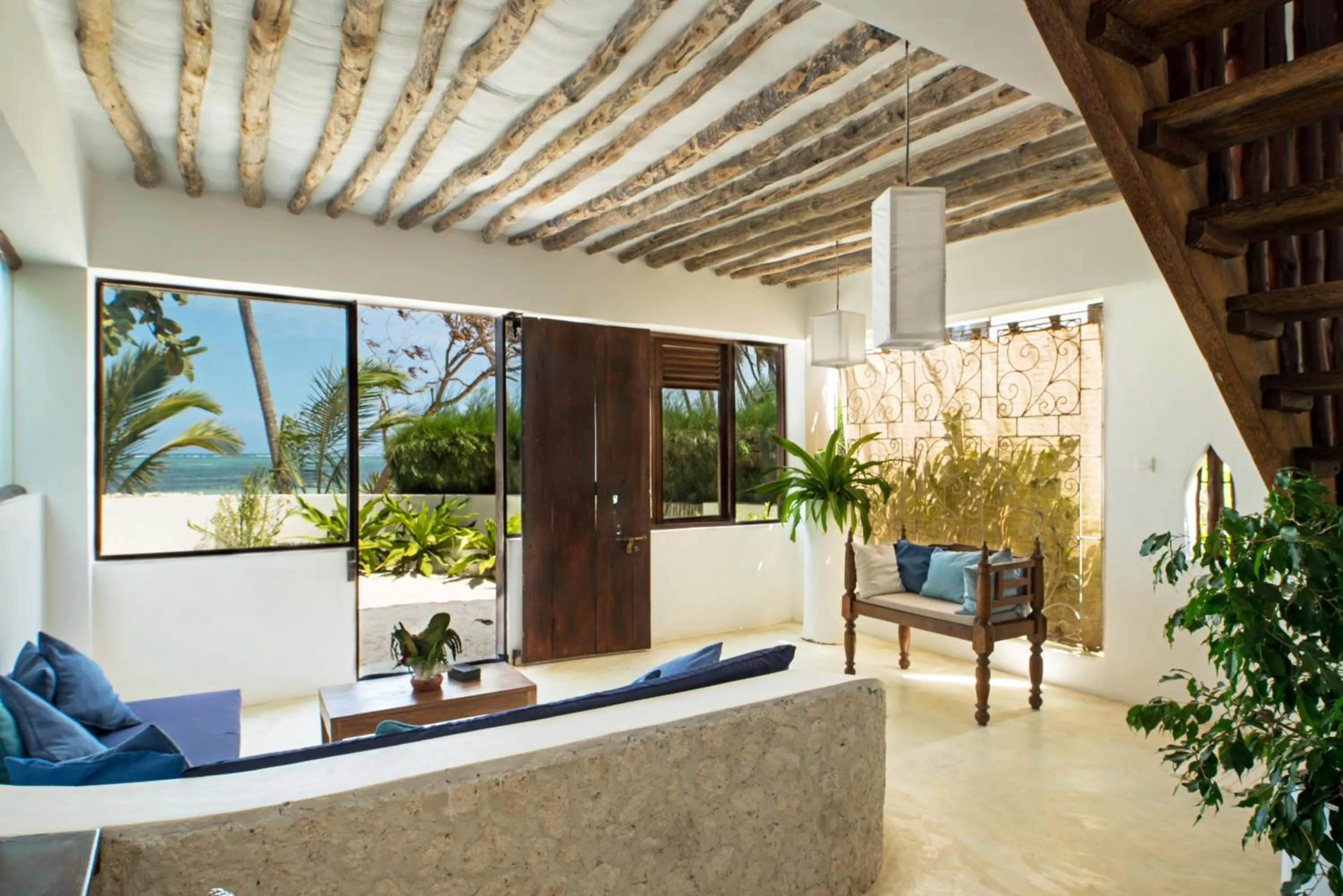 Seating area in Indigo Beach Zanzibar