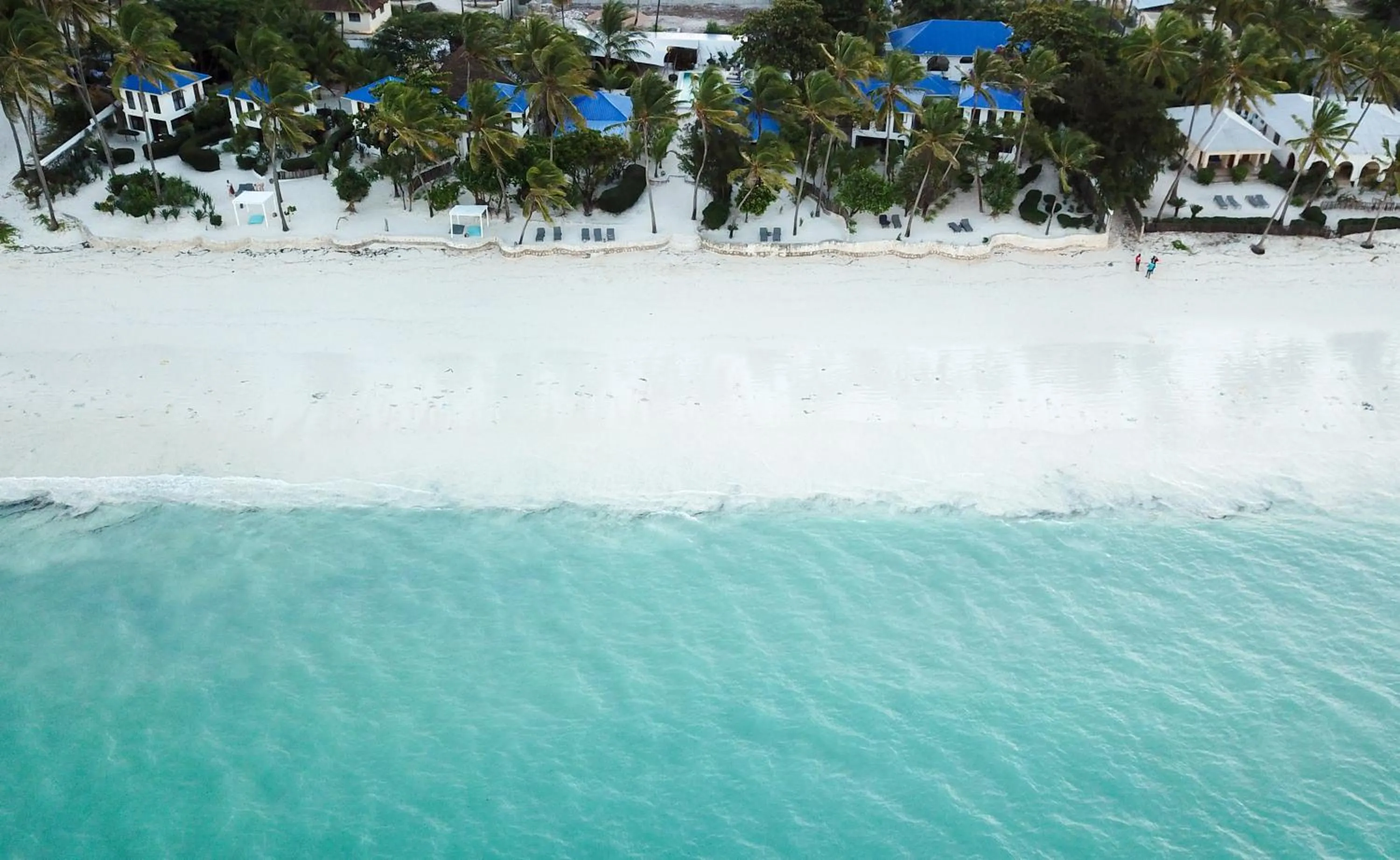 Bird's eye view in Indigo Beach Zanzibar