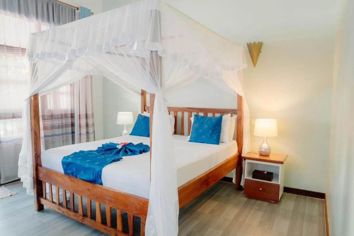 Bed in Indigo Beach Zanzibar