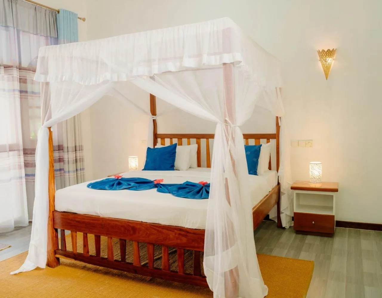 Bed in Indigo Beach Zanzibar