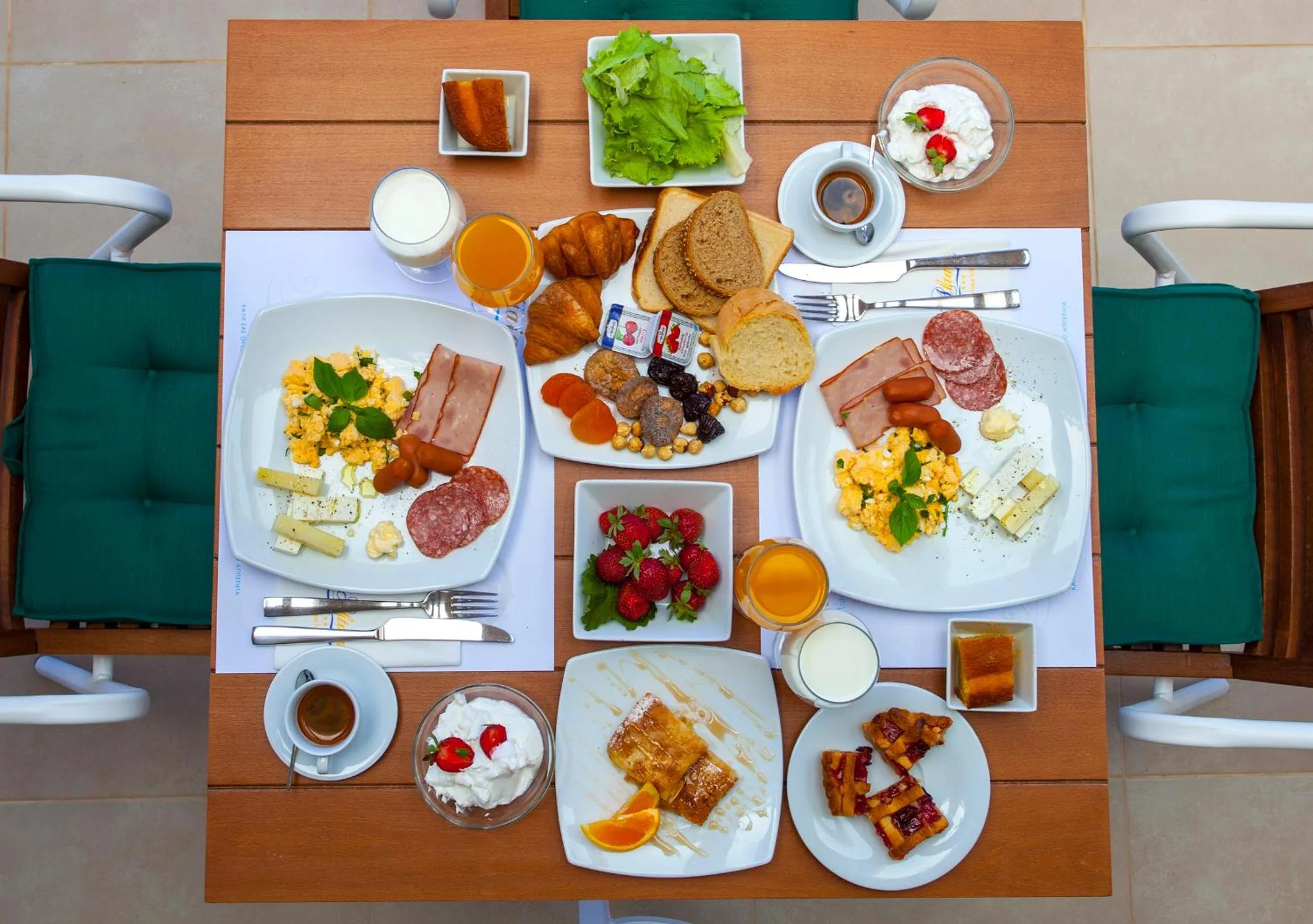 Breakfast in Aktaia Boutique Hotel