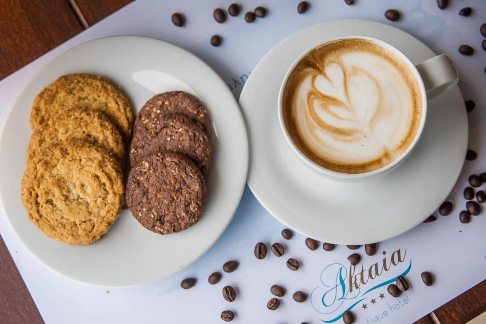 Food and drinks in Aktaia Boutique Hotel