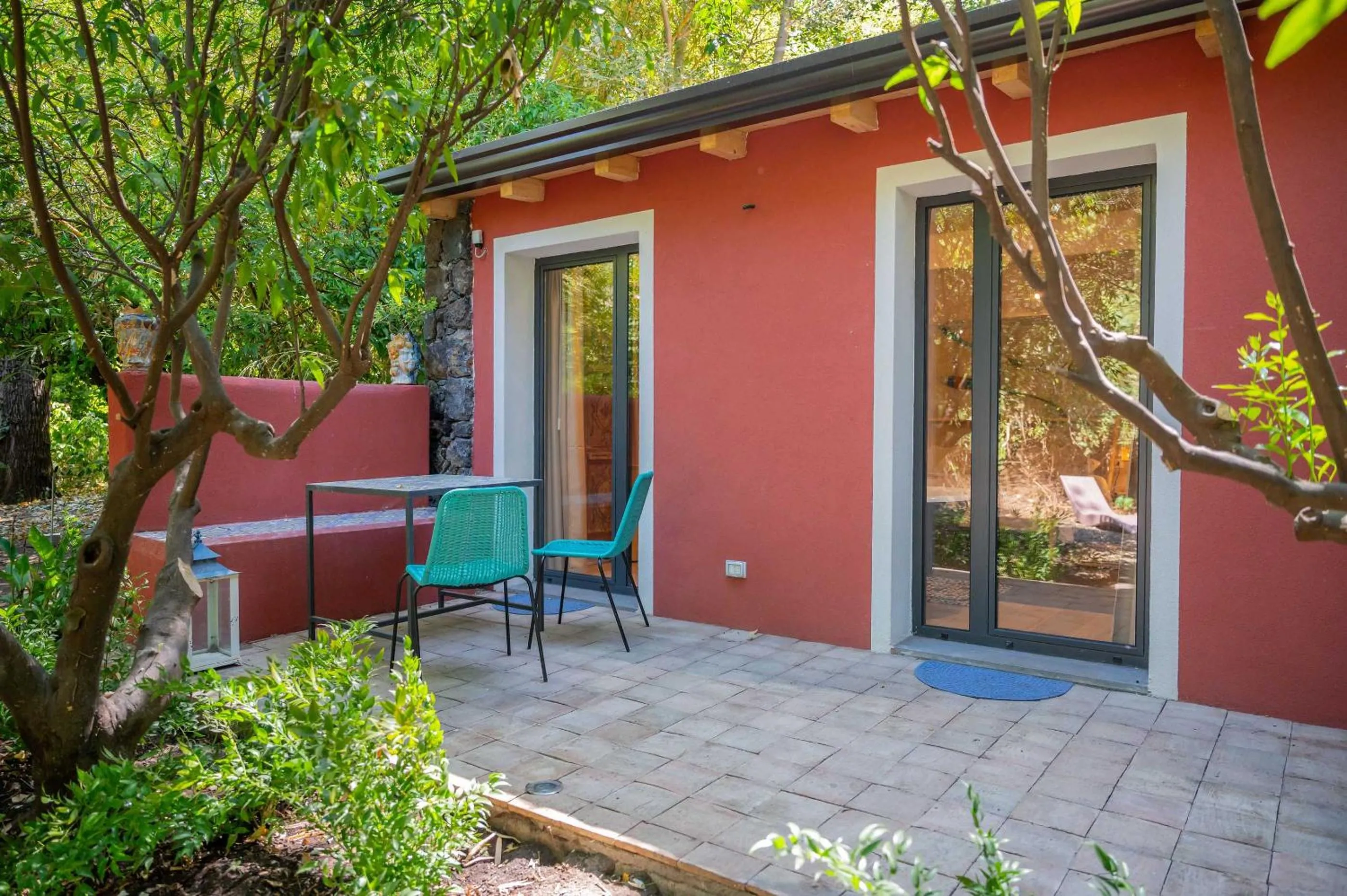 Patio in Etna Botanic Garden