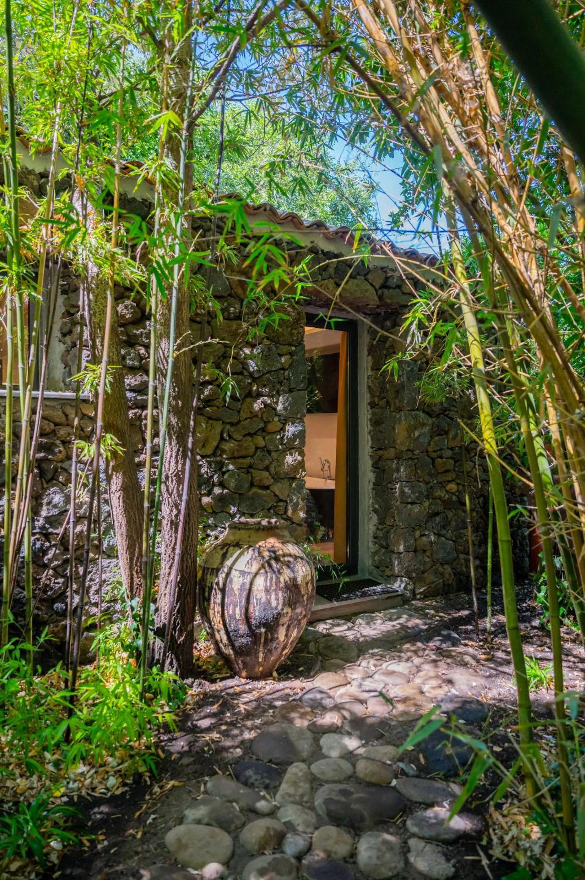 Facade/entrance in Etna Botanic Garden