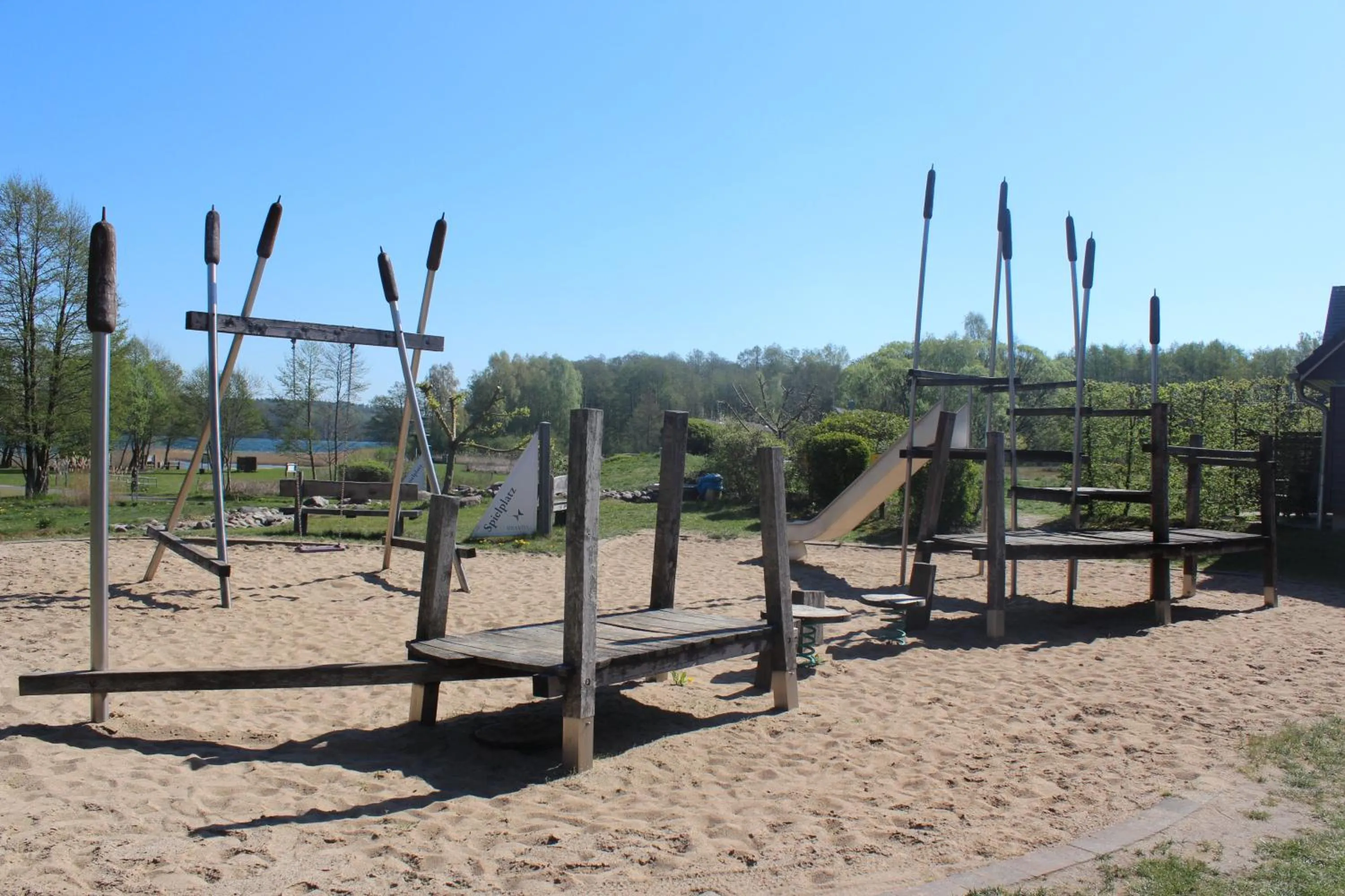 Children play ground in BEECH Resort Plauer See