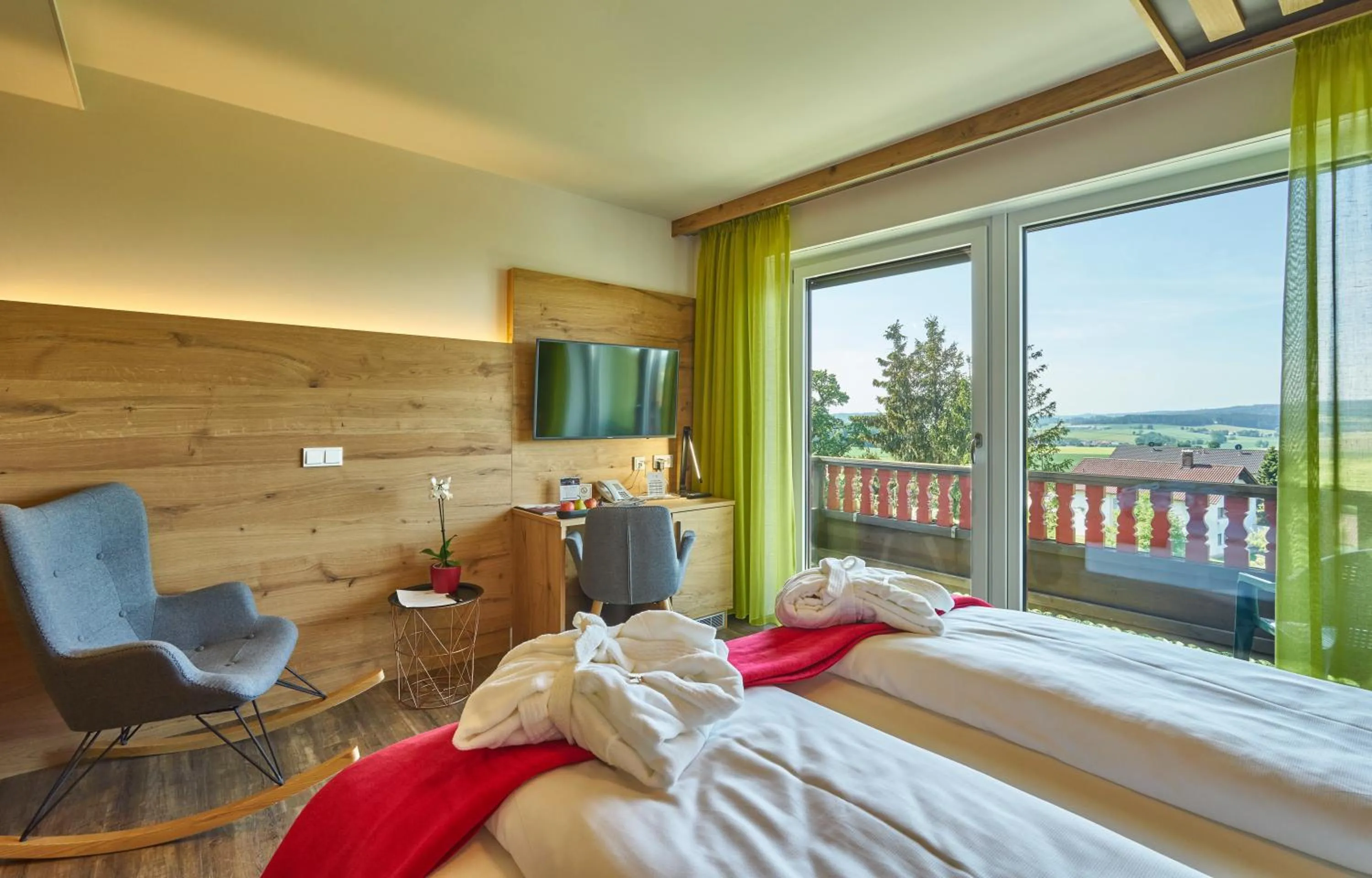 TV and multimedia, Bed in Wellnesshotel Zum Koch