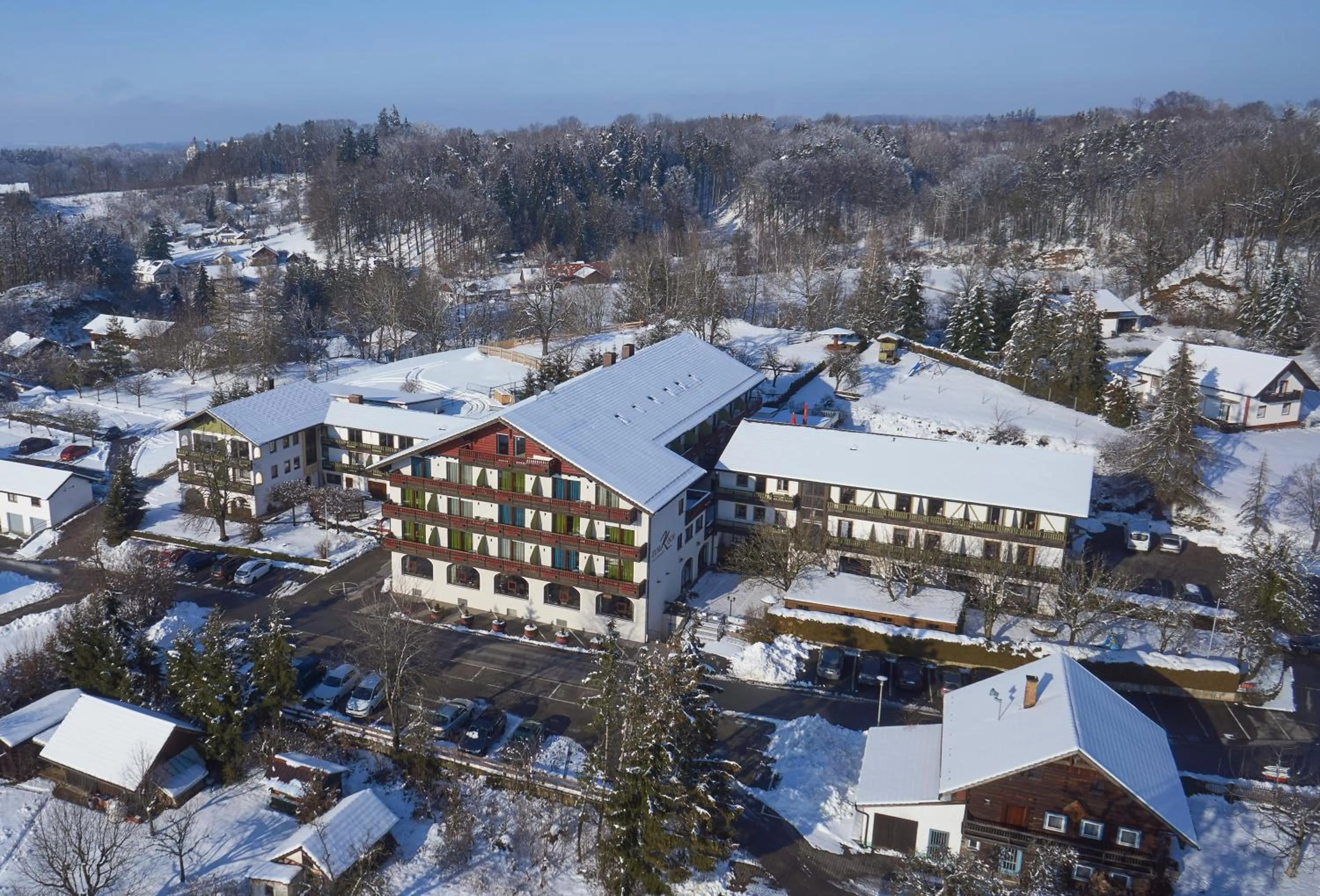 Bird's eye view in Wellnesshotel Zum Koch